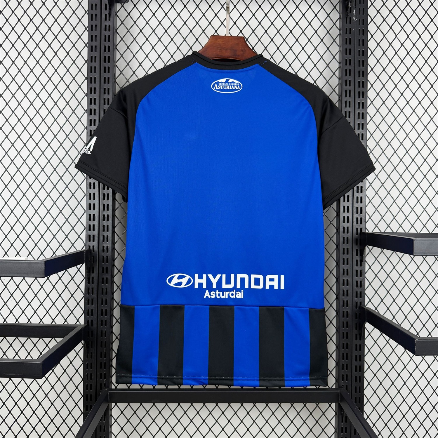 Funinjersey-Real Oviedo 25-26 Deep Black With Royal Blue 100th Anniversary Jersey - Fans Version