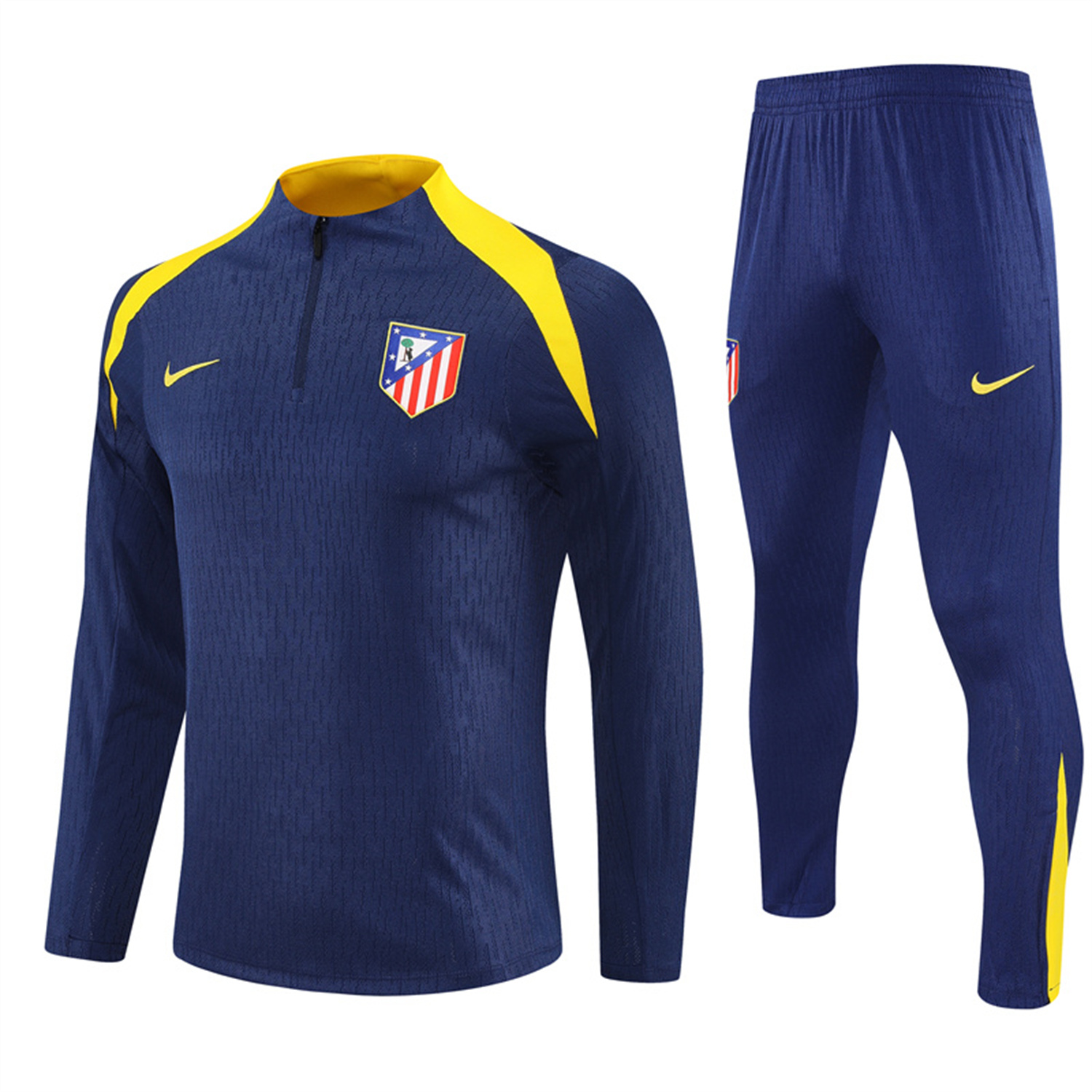 foot-Atletico Madrid 25-26 Long Sleeves Training Set - Royal Blue Top & Royal Blue Pants