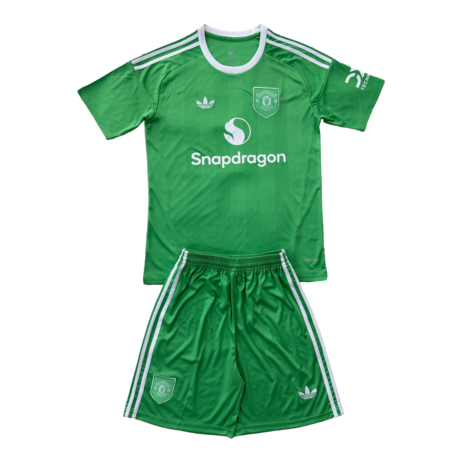 foot-Manchester United 25-26 Green Goalkeeper Men's Adult Jersey Set - Fans Version