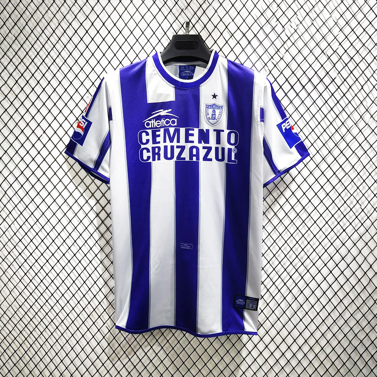 foot-Retro Pachuca 2001-02 Home Jersey