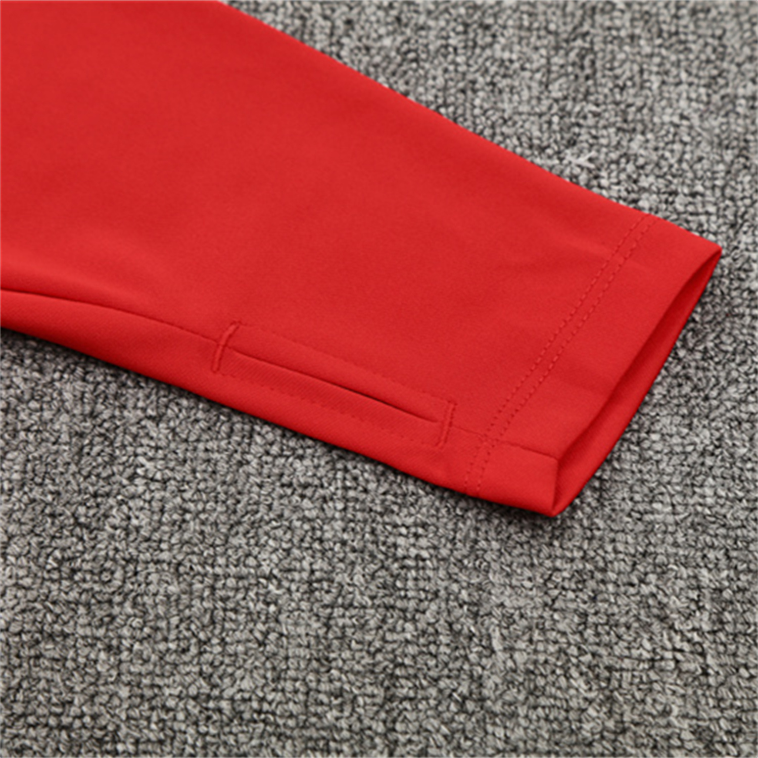 foot-Portugal 25-26 Kids Long Sleeve Training Set - Red Top & Black Pants