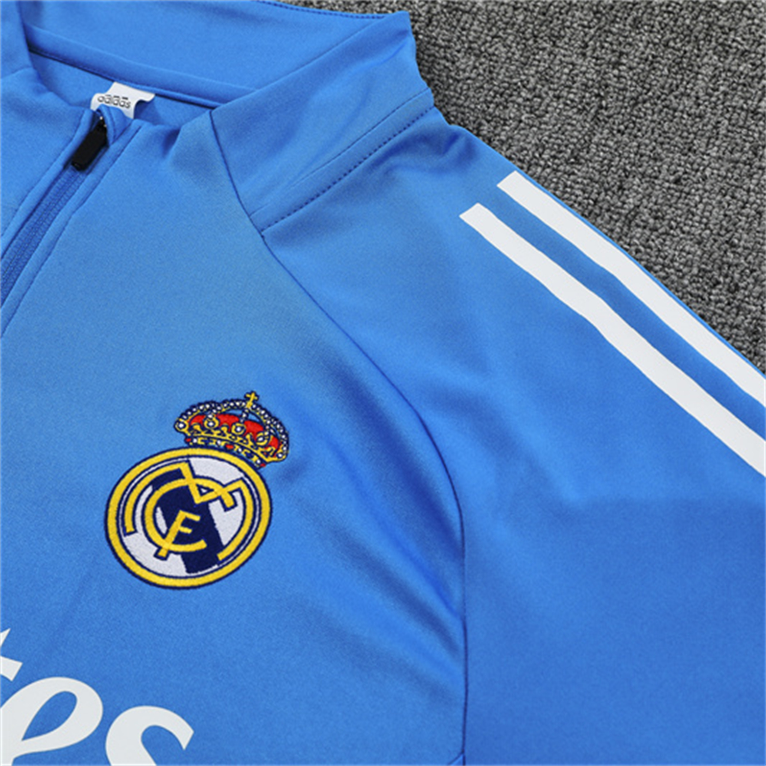foot-Real Madrid 25-26 Kids Long Sleeve Training Set - Bright Blue Top & Pants