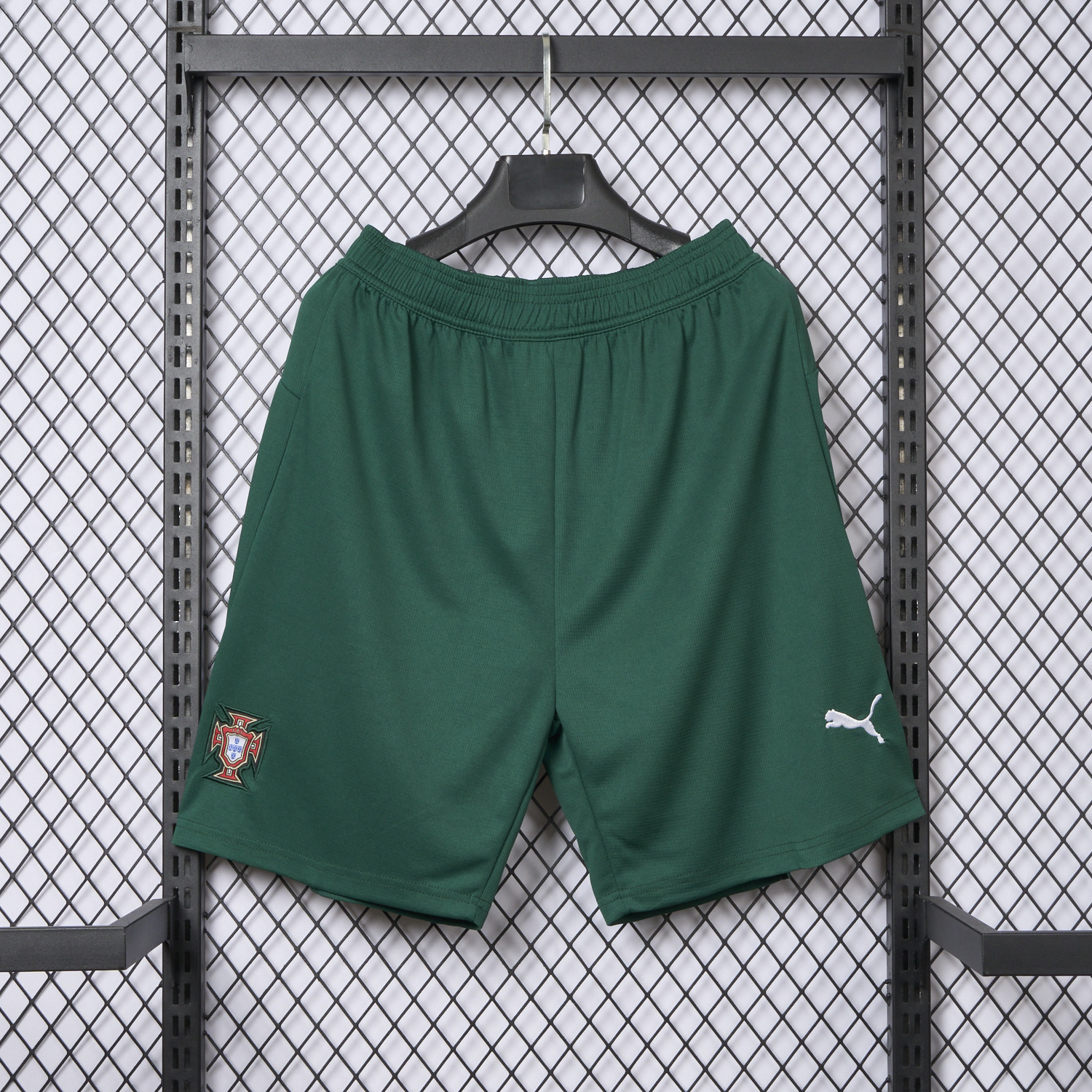 foot-Portugal 25-26 Home Green Shorts - Fans Version