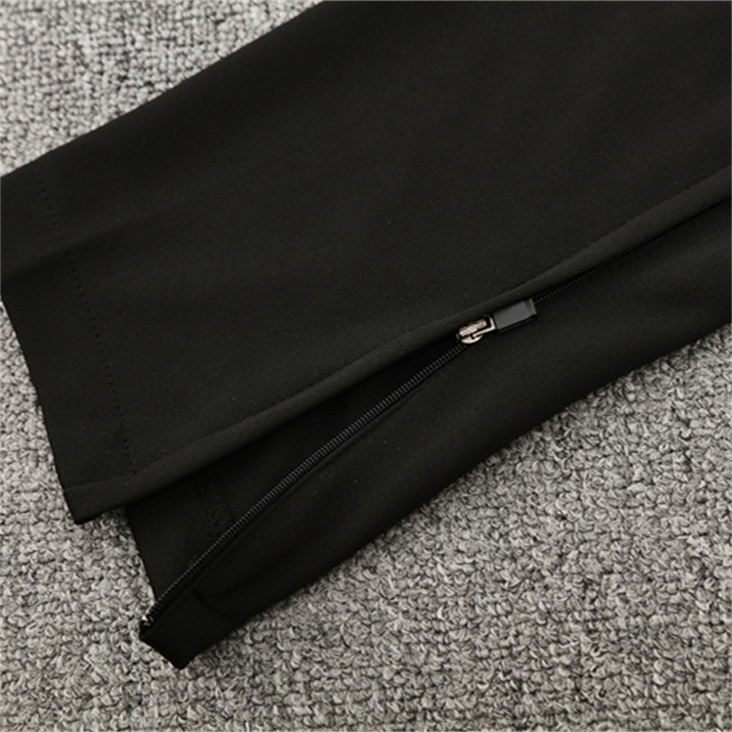 foot-Portugal 25-26 Kids Long Sleeve Training Set - Black Top & Black Pants