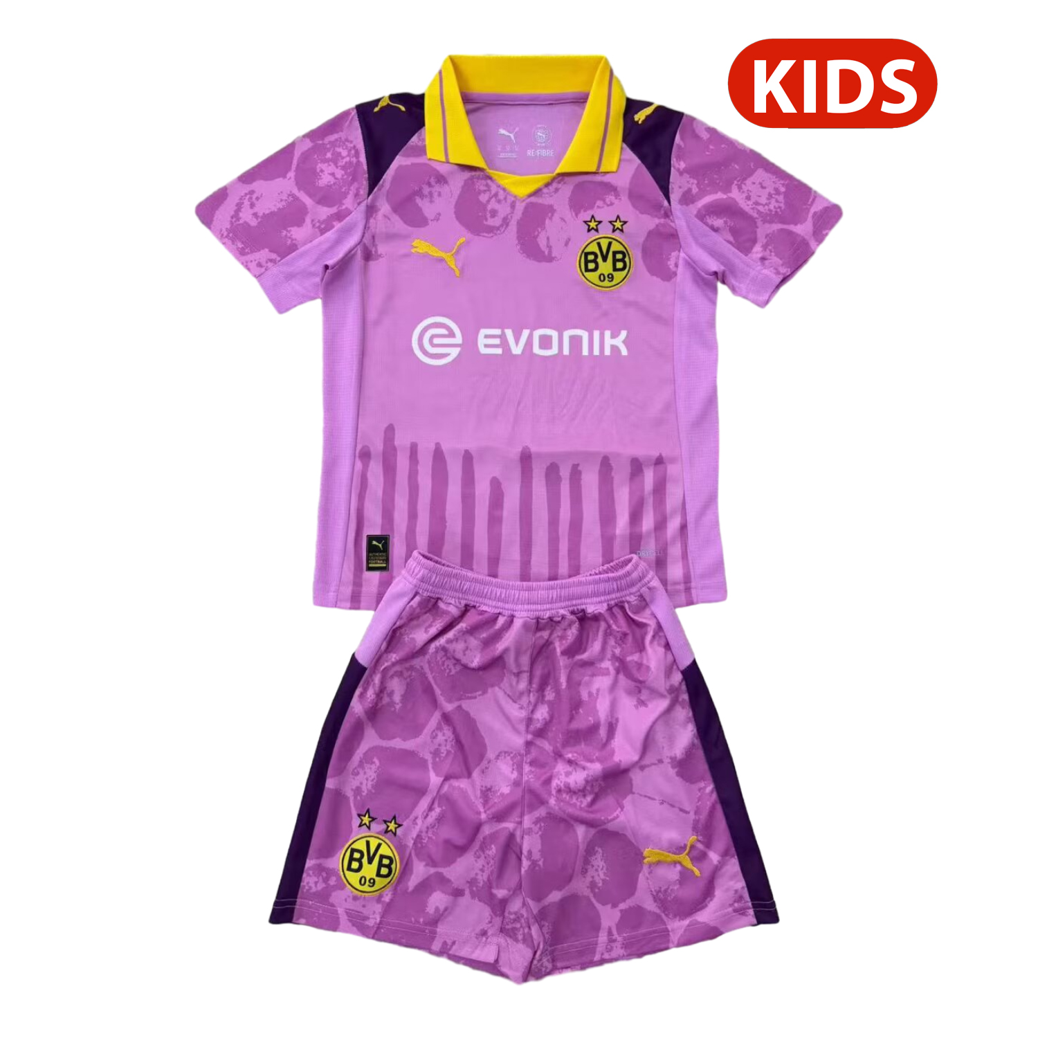 foot-Dortmund 2025 Club World Cup Goalkeeper Purple Kids Kit