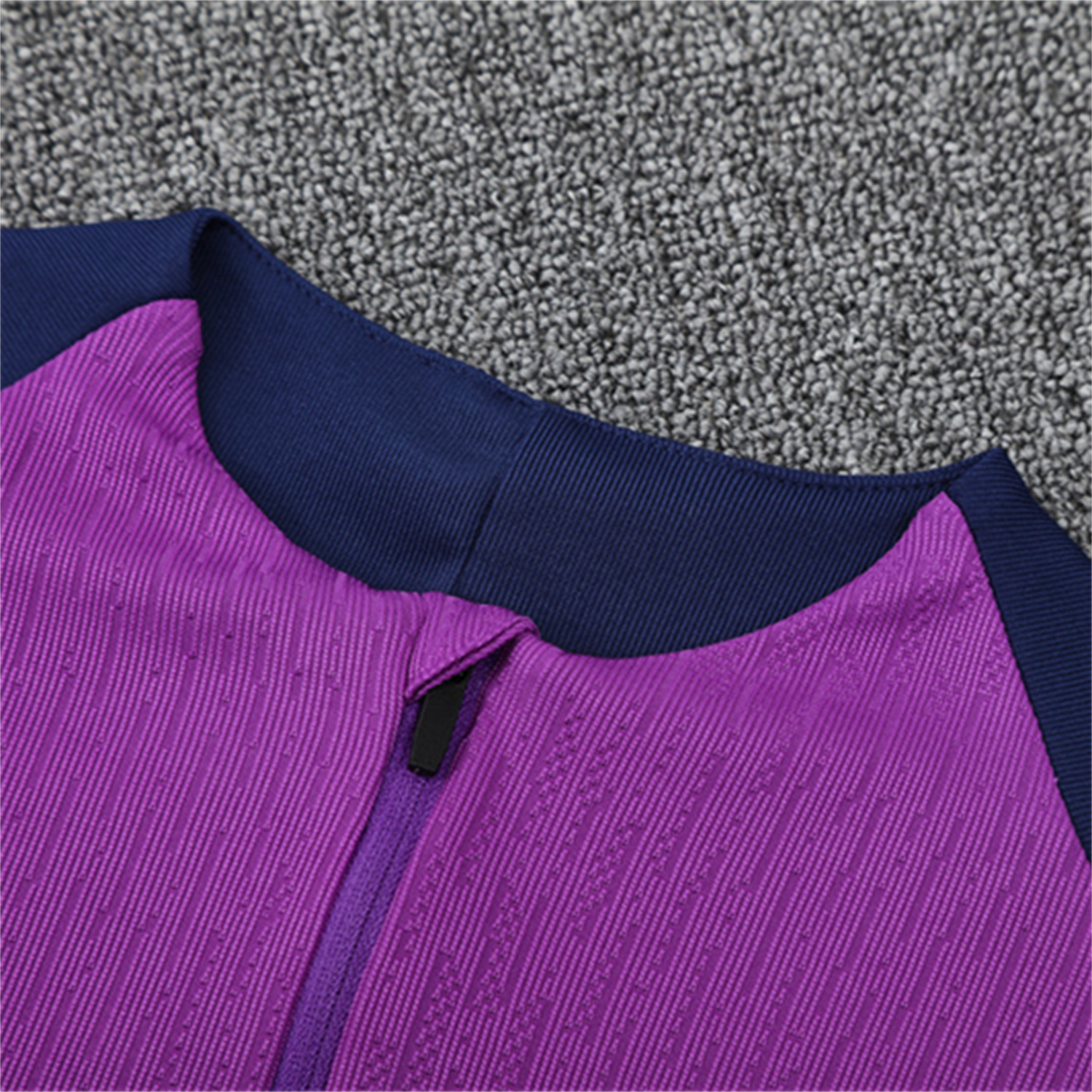 foot-Barcelona 25-26 Kids Long Sleeve Training Set - Purple Top & Deep Blue Pants