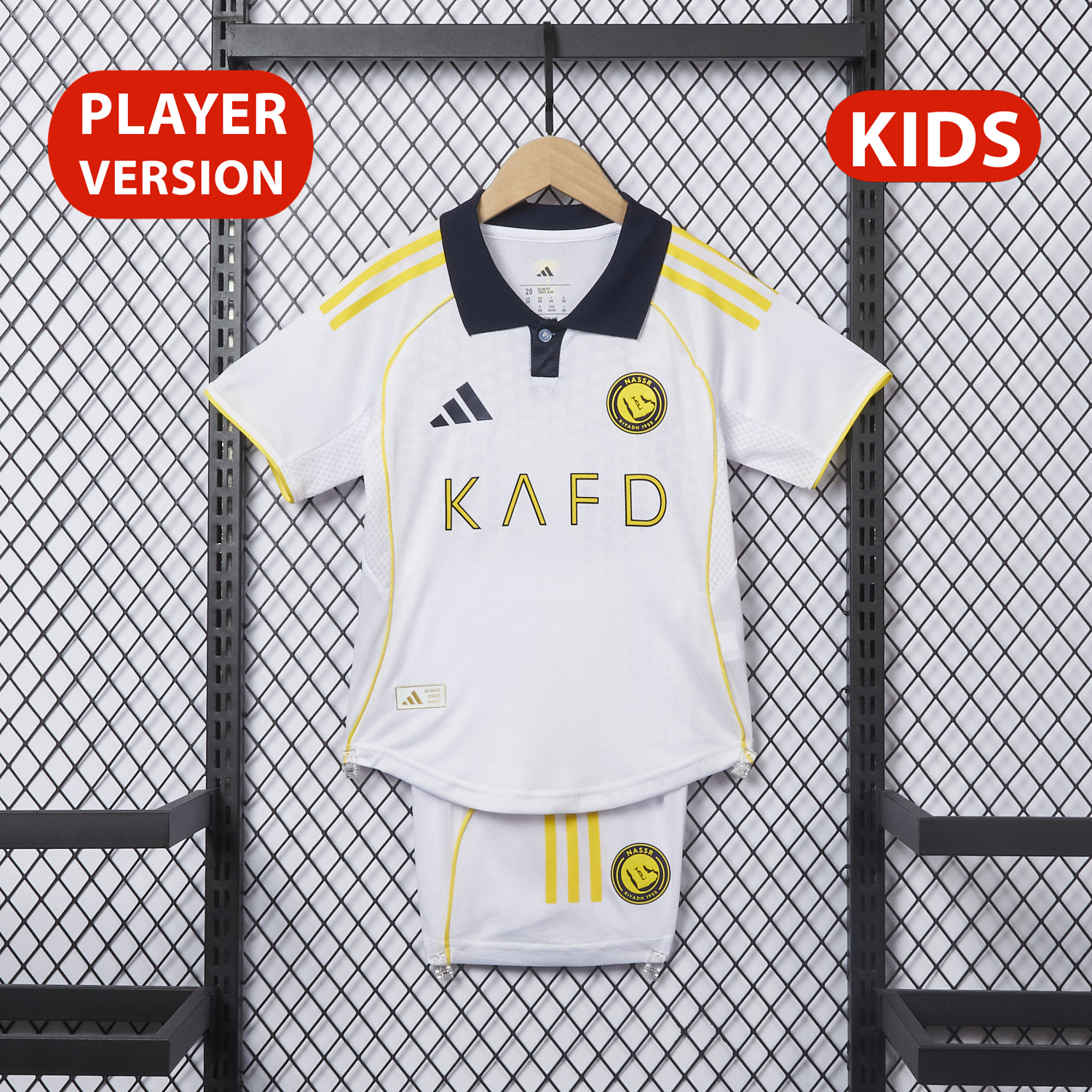 foot-Al Nassr Riyadh Victory 25-26 Third Kids Kit - Player Version