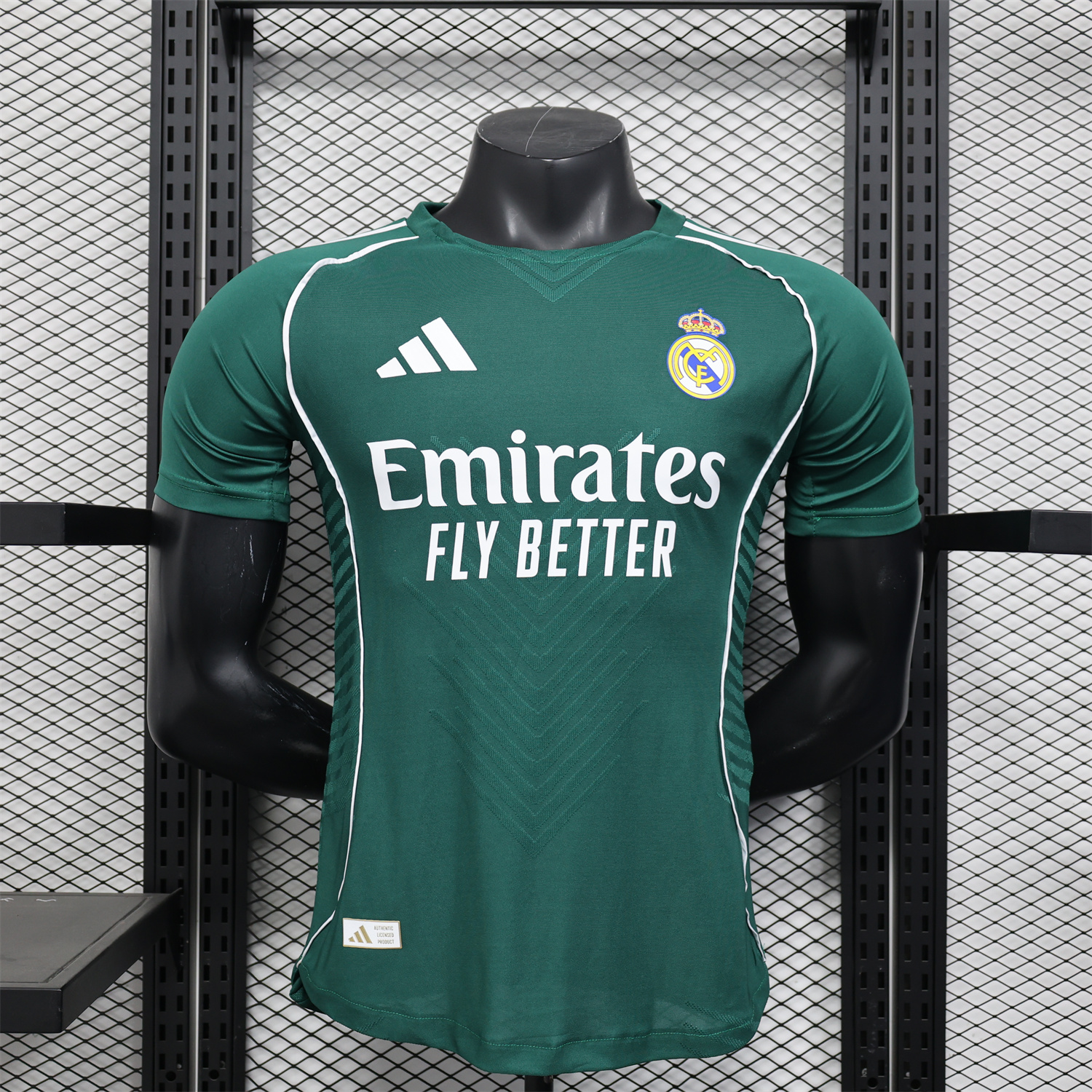 foot-Real Madrid 25-26 Green Teamgeist Collar Special Edition Jersey - Player Version