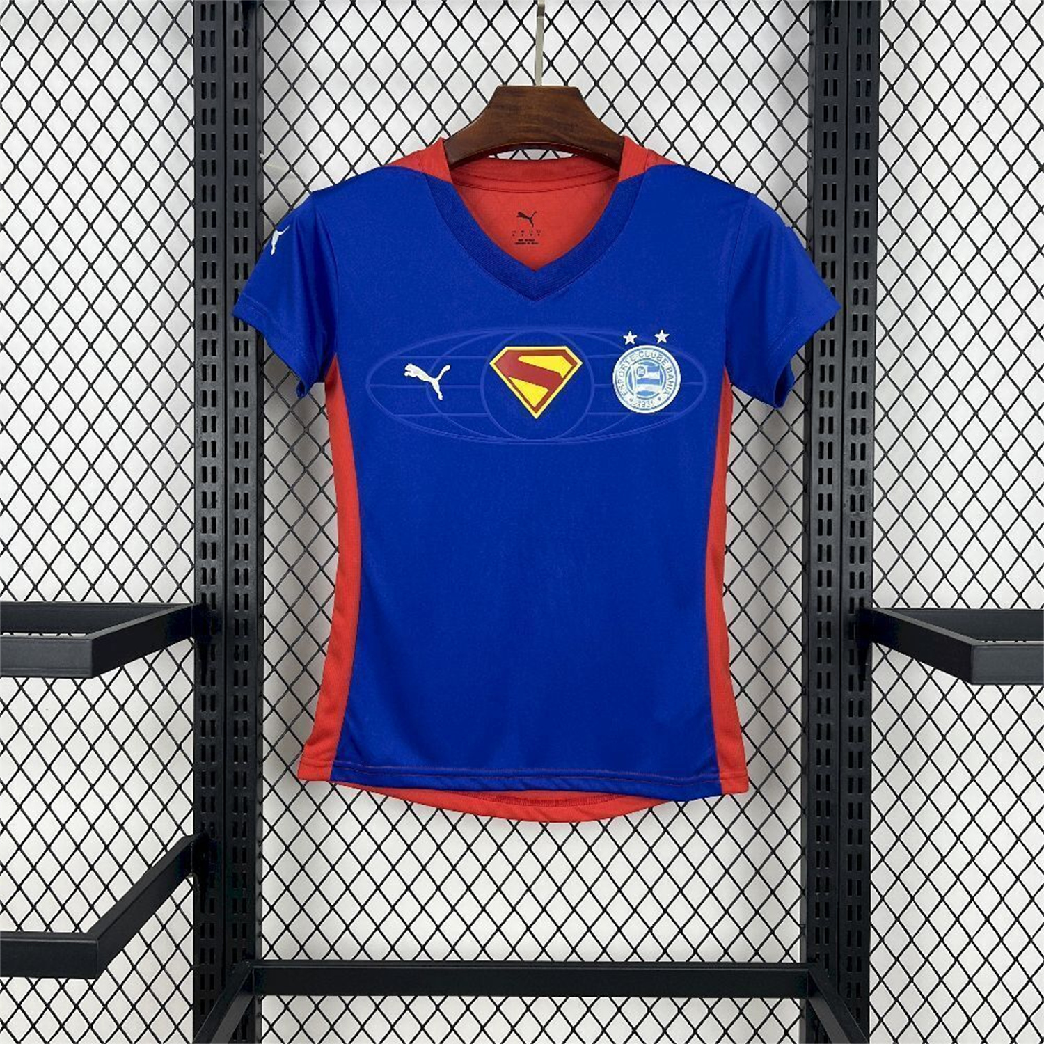 foot-Women's Bahia 25-26 Super-Man Blue Special Jersey