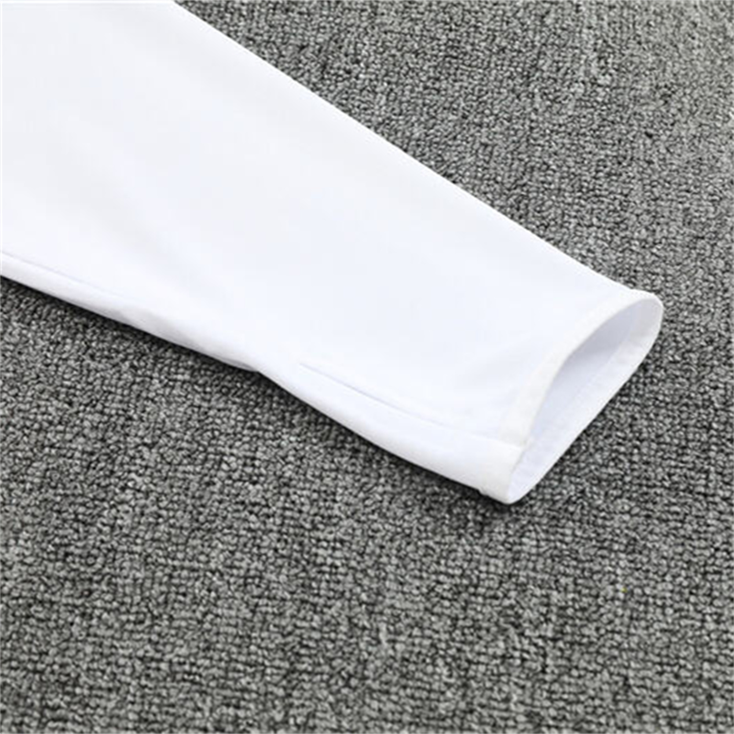 foot-Manchester United 25-26 Kids Long Sleeve Training Set - White Top & Black Pants