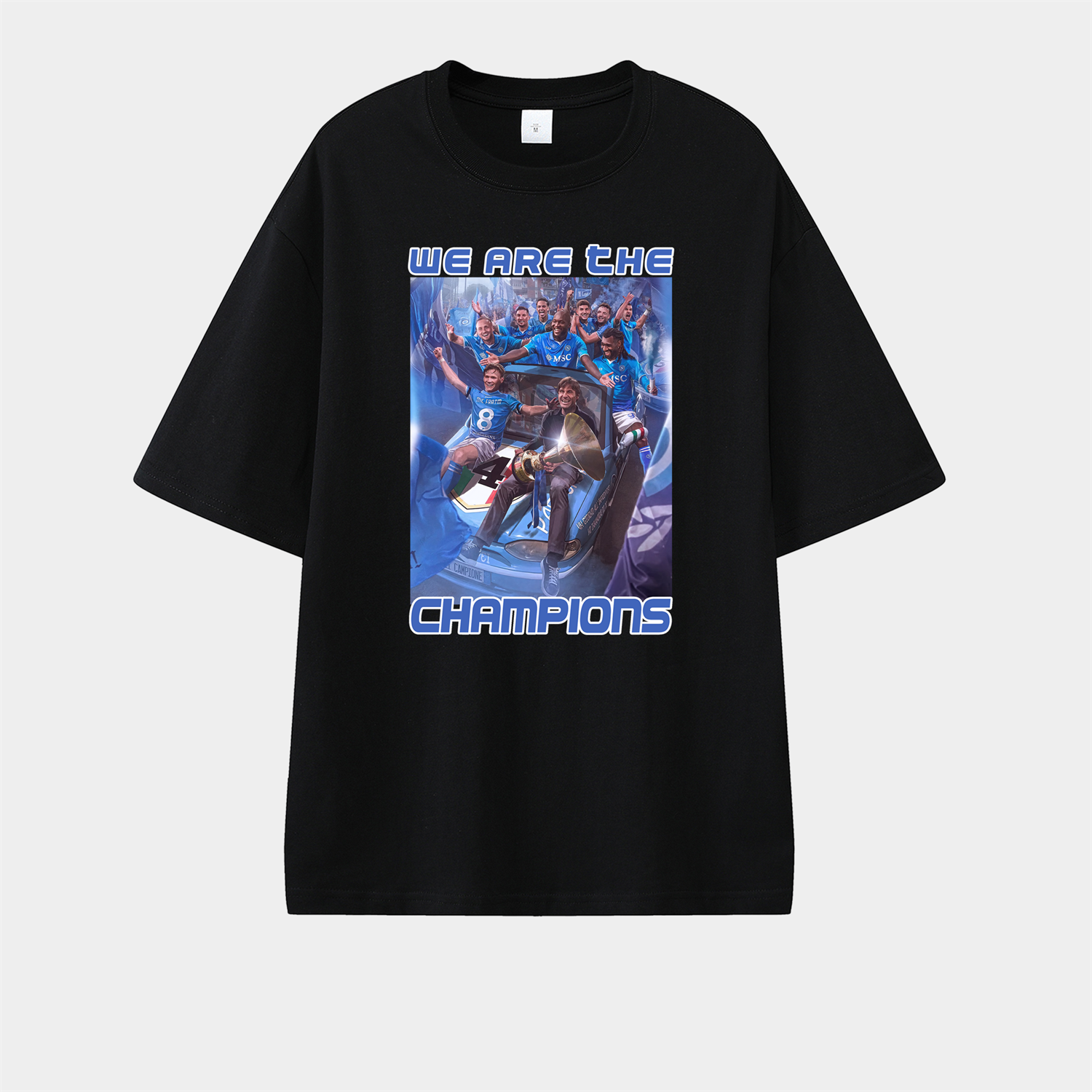 foot-Napoli We Are The Campion 2025 Unisex Pure Cotton T-shirt