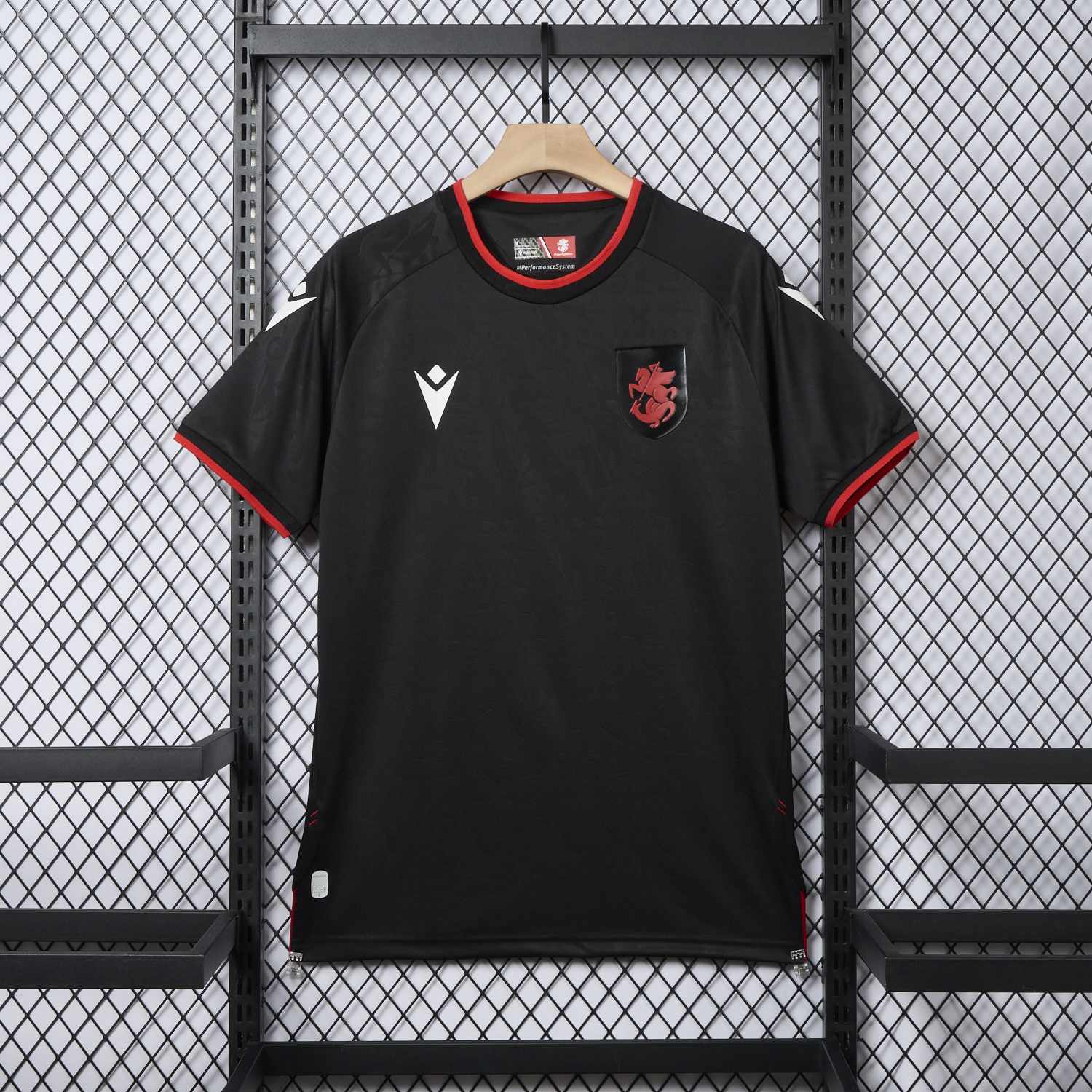 foot-Georgia 2026 Away Black Jersey - Fans Version