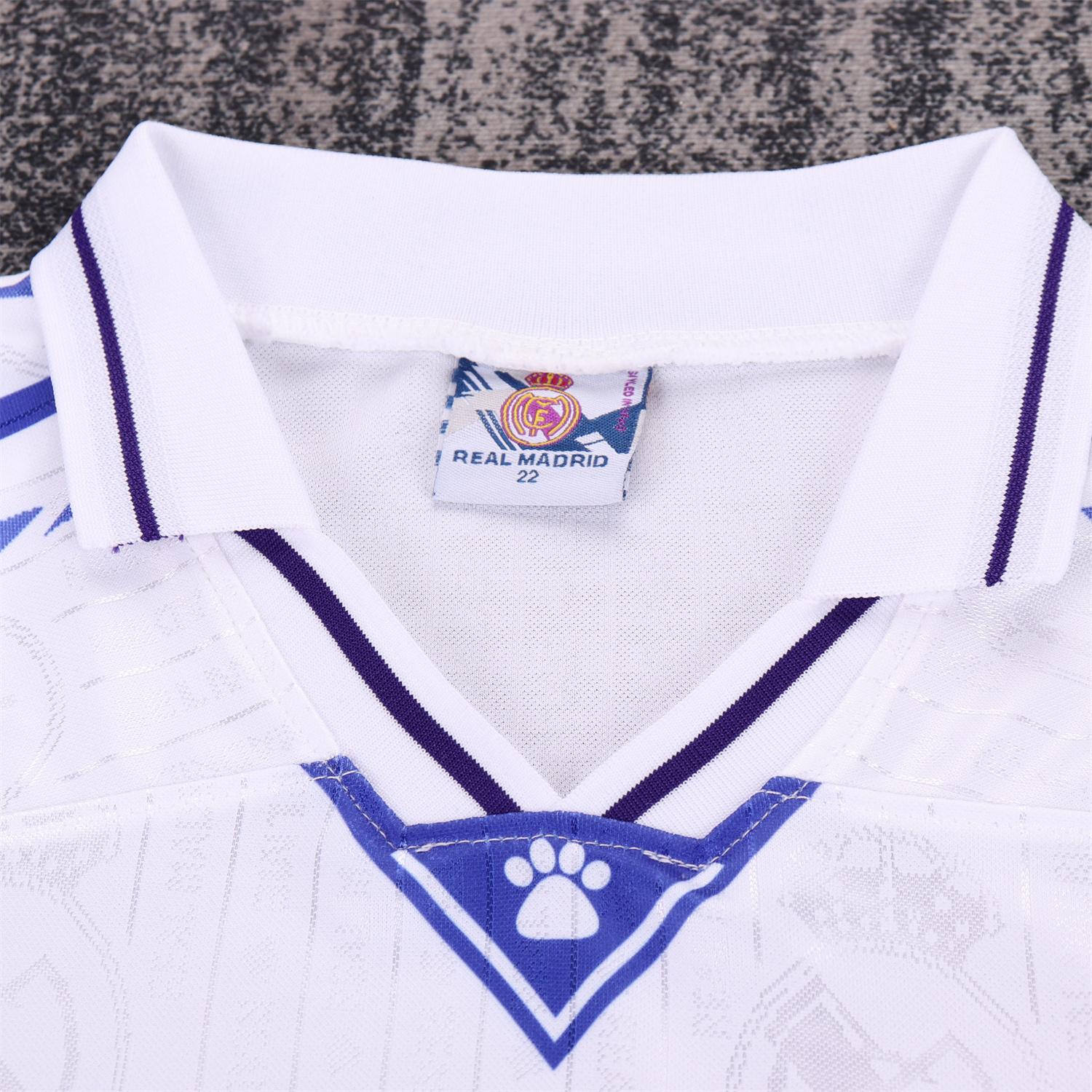 foot-Retro Real Madrid 96-97 Home Kids Kit