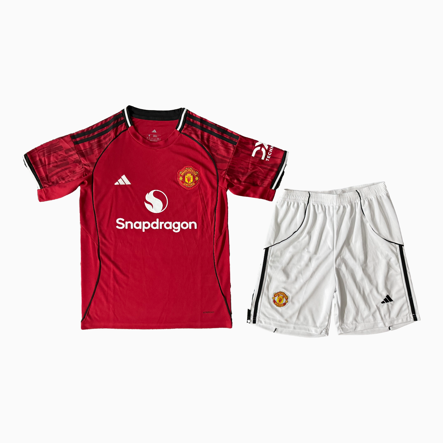 foot-Manchester United 25-26 Home Men's Adult Jersey Set - Fans Version