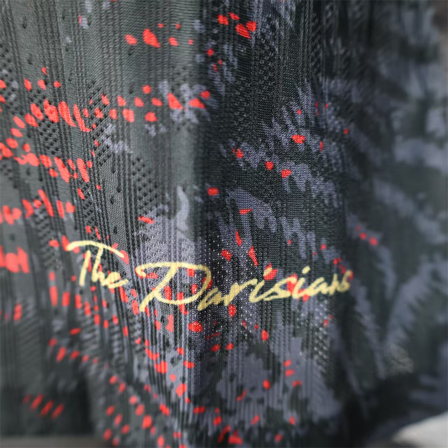 foot-Paris Saint-Germain PSG 25-26 Champions League Commemorative Edition Black Red Eiffel Tower Jersey - Player Version