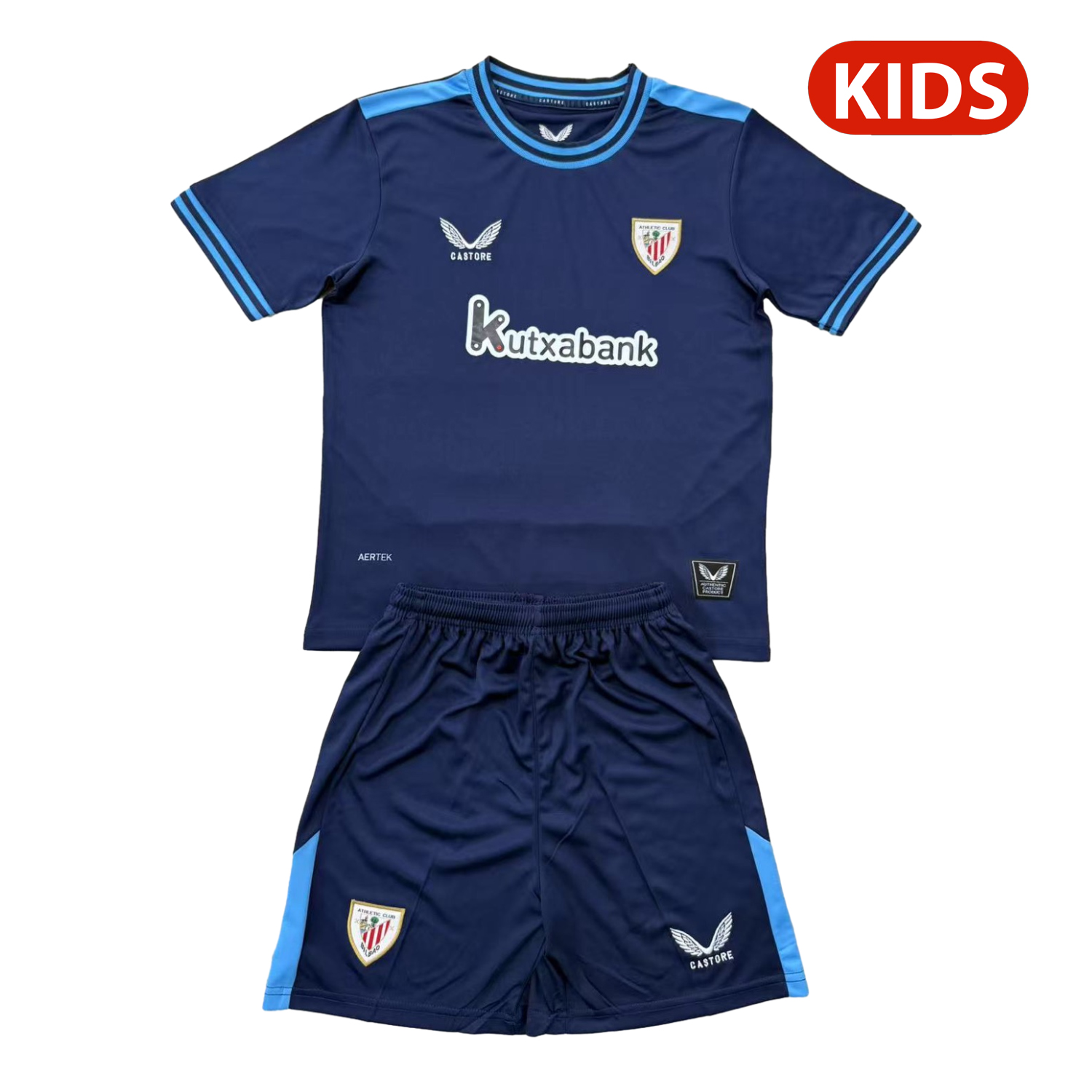 foot-Athletic Bilbao 25-26 Away Kids Kit