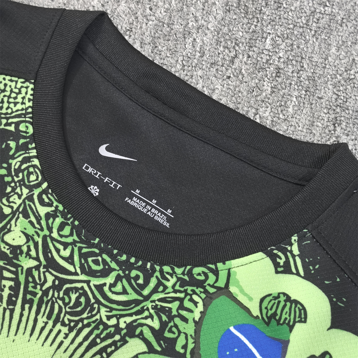 foot-Brazil 25-26 Jesus Green Special Jersey - Fans Version