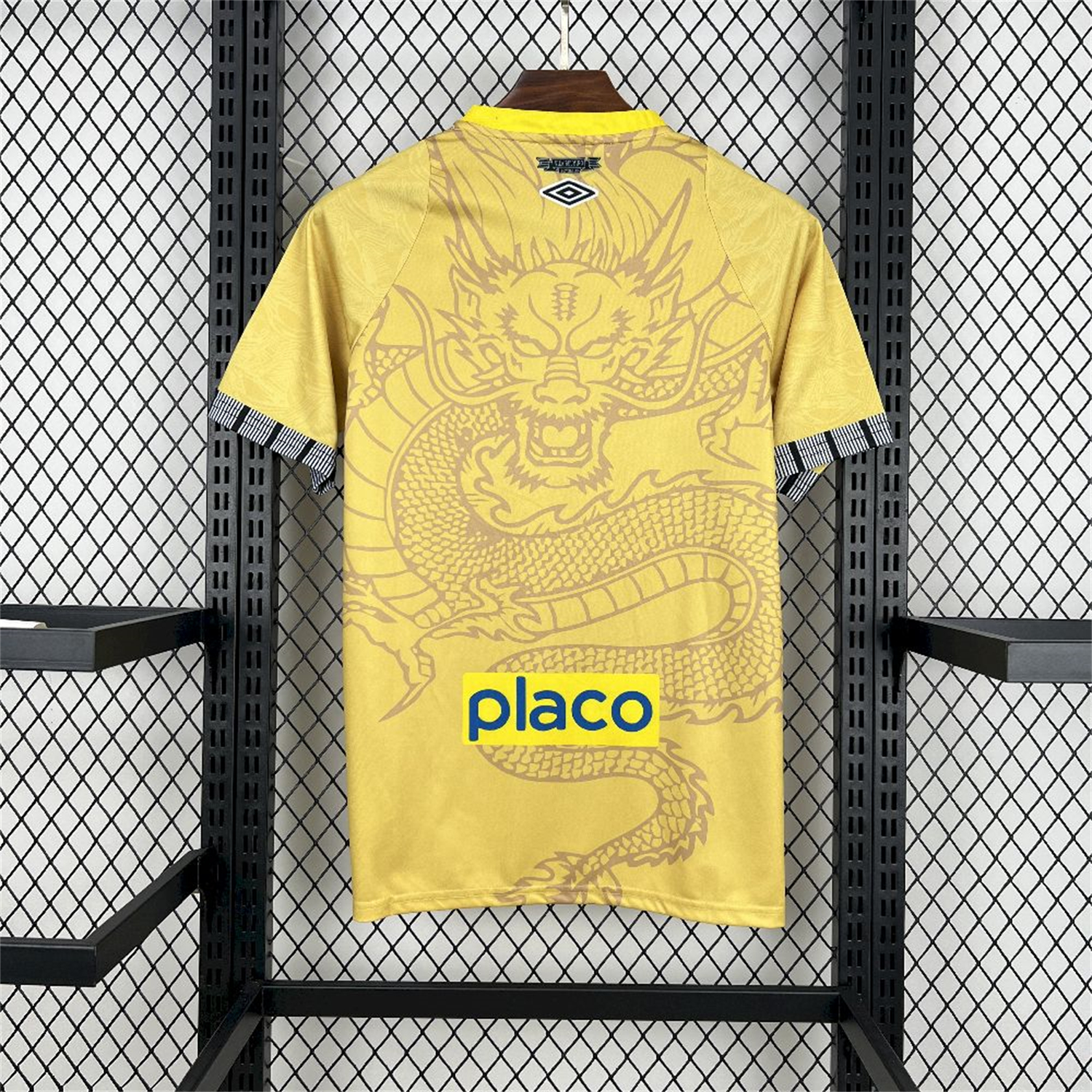 foot-Santos 25-26 Yellow Special Jersey with Sponsors - Fans Version