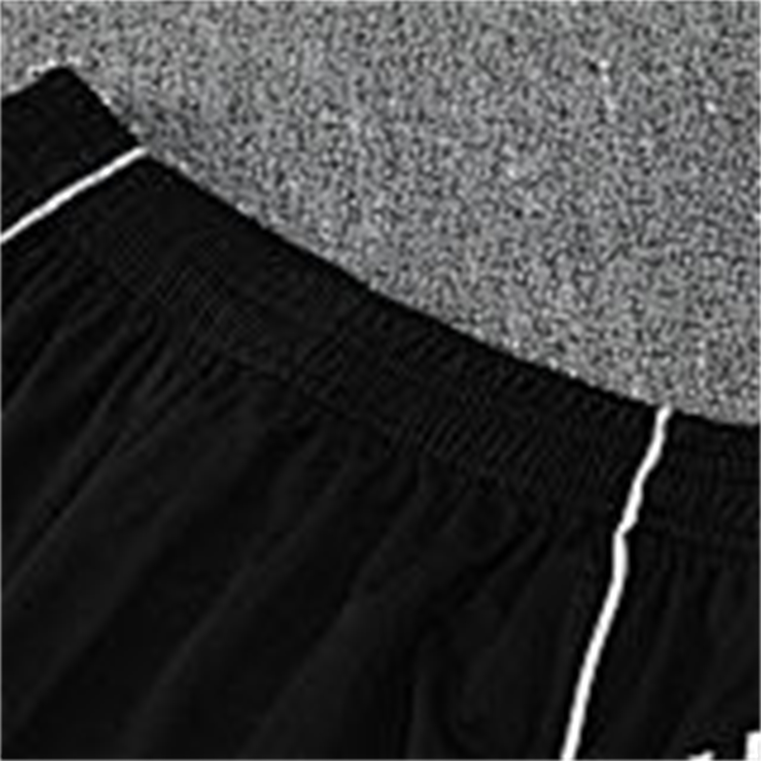 foot-Real Madrid 25-26 Short-Sleeve Training Set - Light Grey Stripes Black Top & Black Shorts