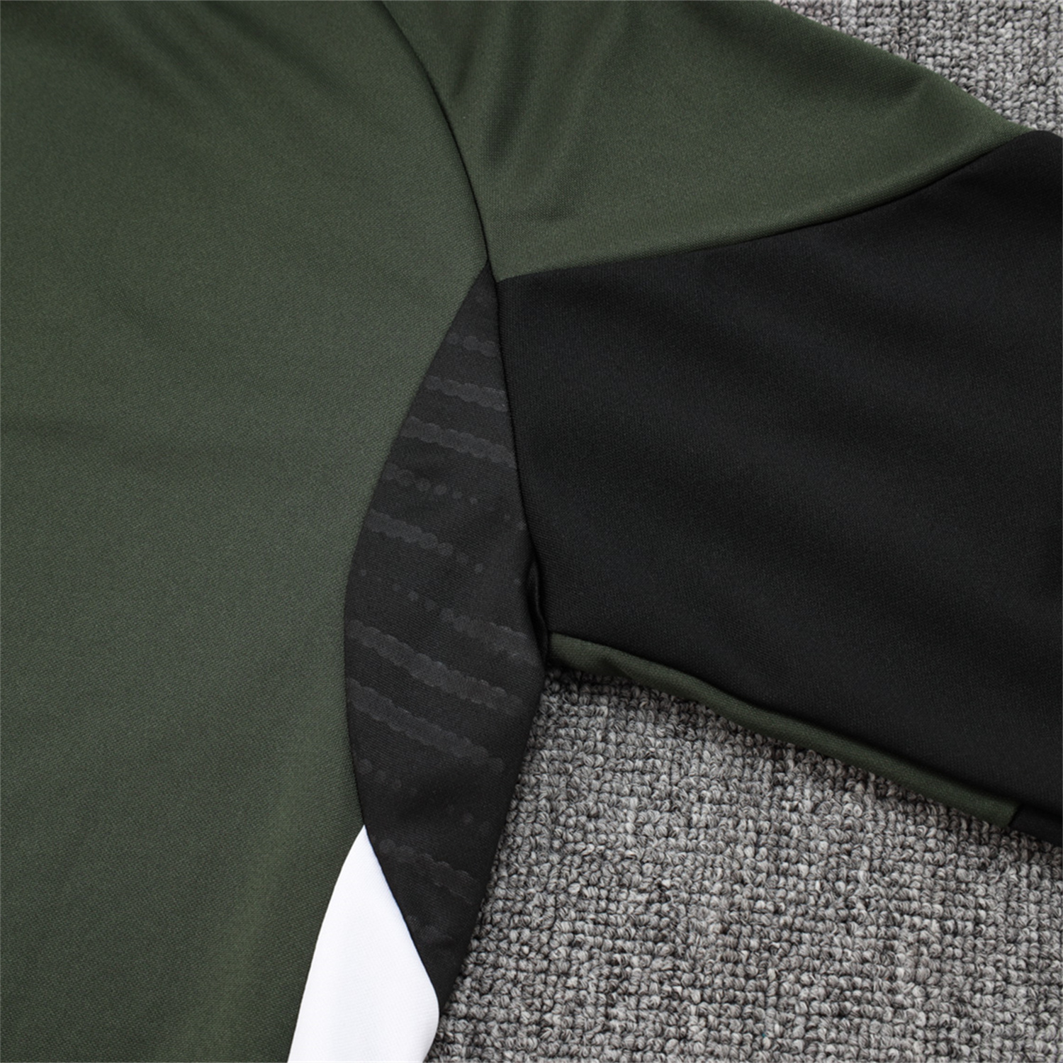 foot-Bayern Munich 25-26 Jacket Training Tracksuit - Army Green Top and Black Pants