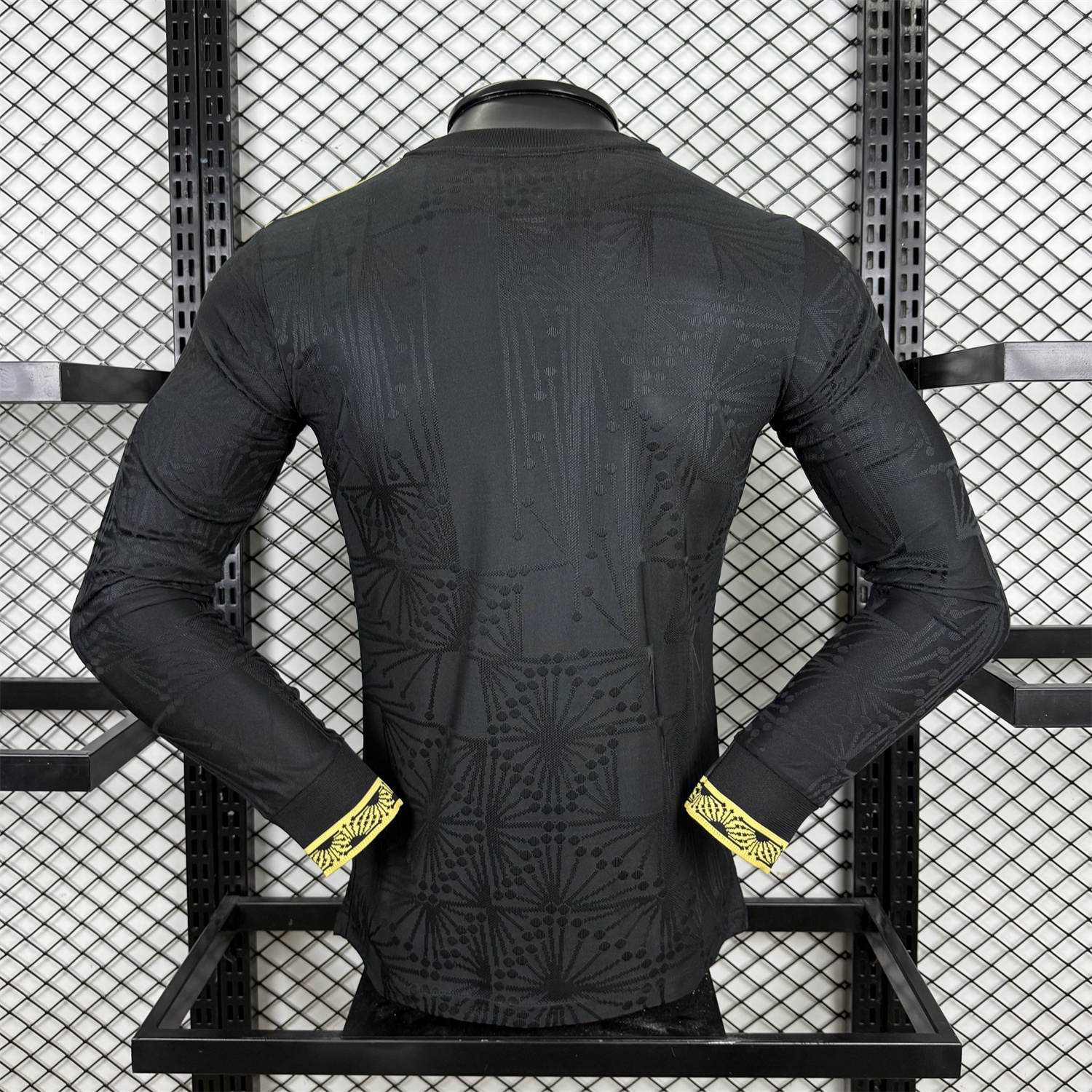 foot-Mexico 2025 Gold Cup Black Long Sleeves Jersey - Player Version