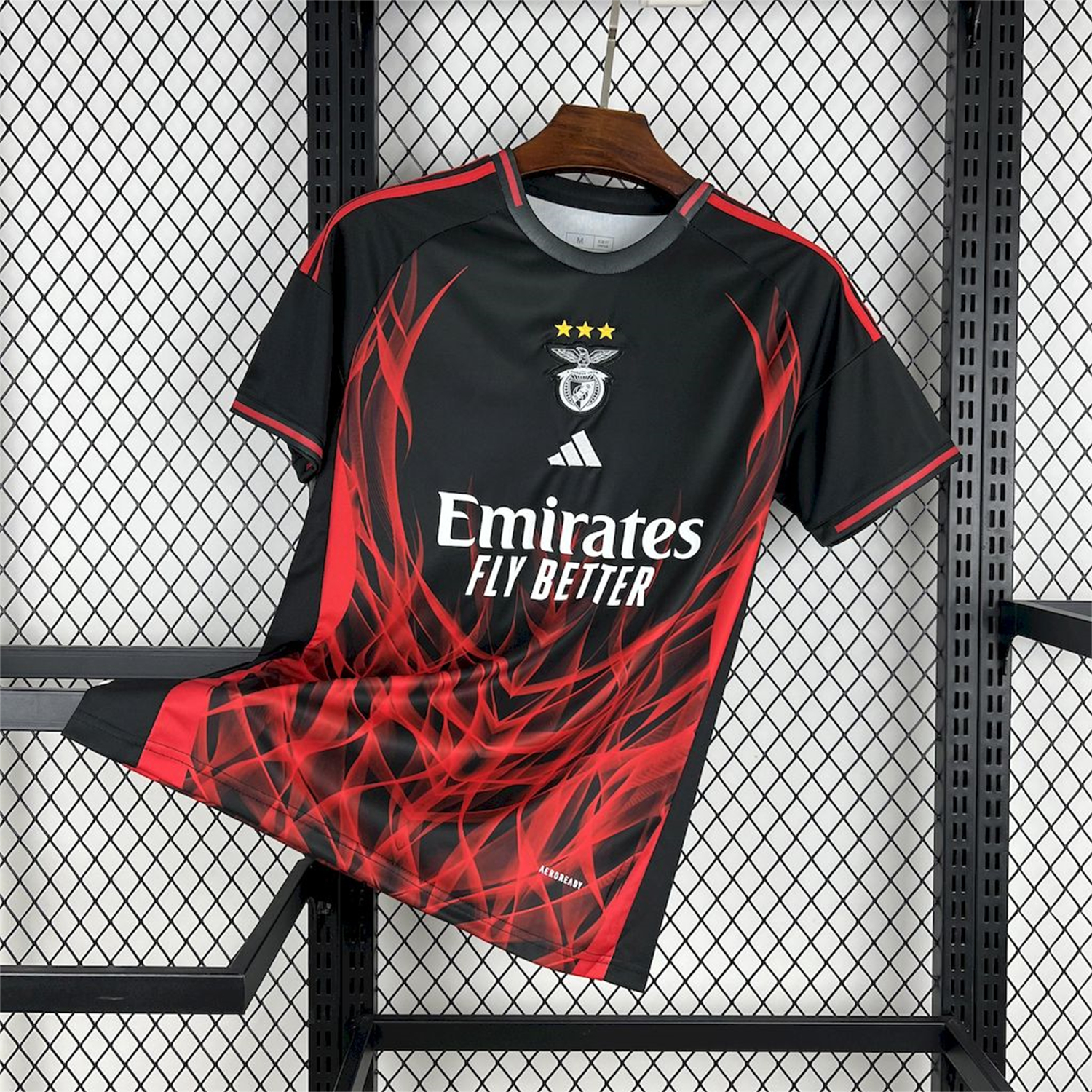 foot-Benfica 24-25 Black and Red Fire Special Edition Jersey - Fans Version