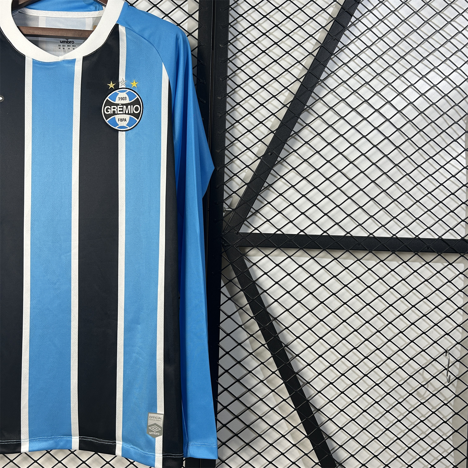 foot-Gremio 25-26 Home Unsponsored Long Sleeves Jersey - Fans Version