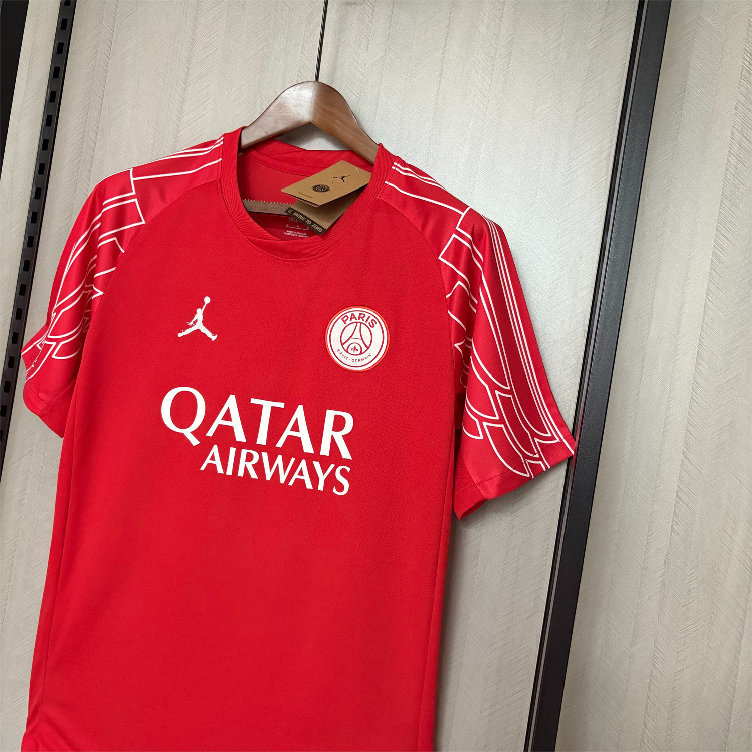 foot-Paris Saint-Germain PSG 25-26 Red Training Jersey - Fans Version