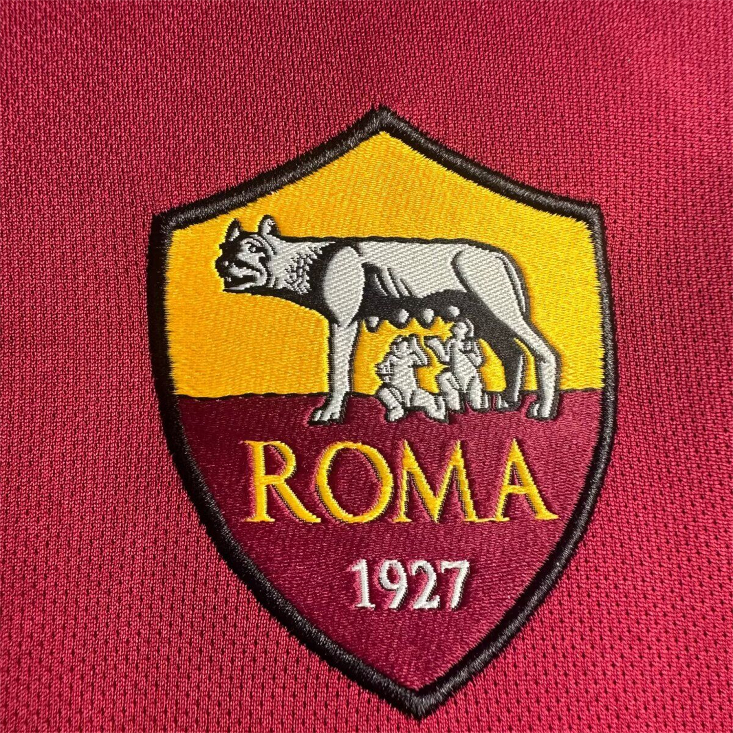 foot-Retro Roma 2017-18 Home Long Sleeves Jersey