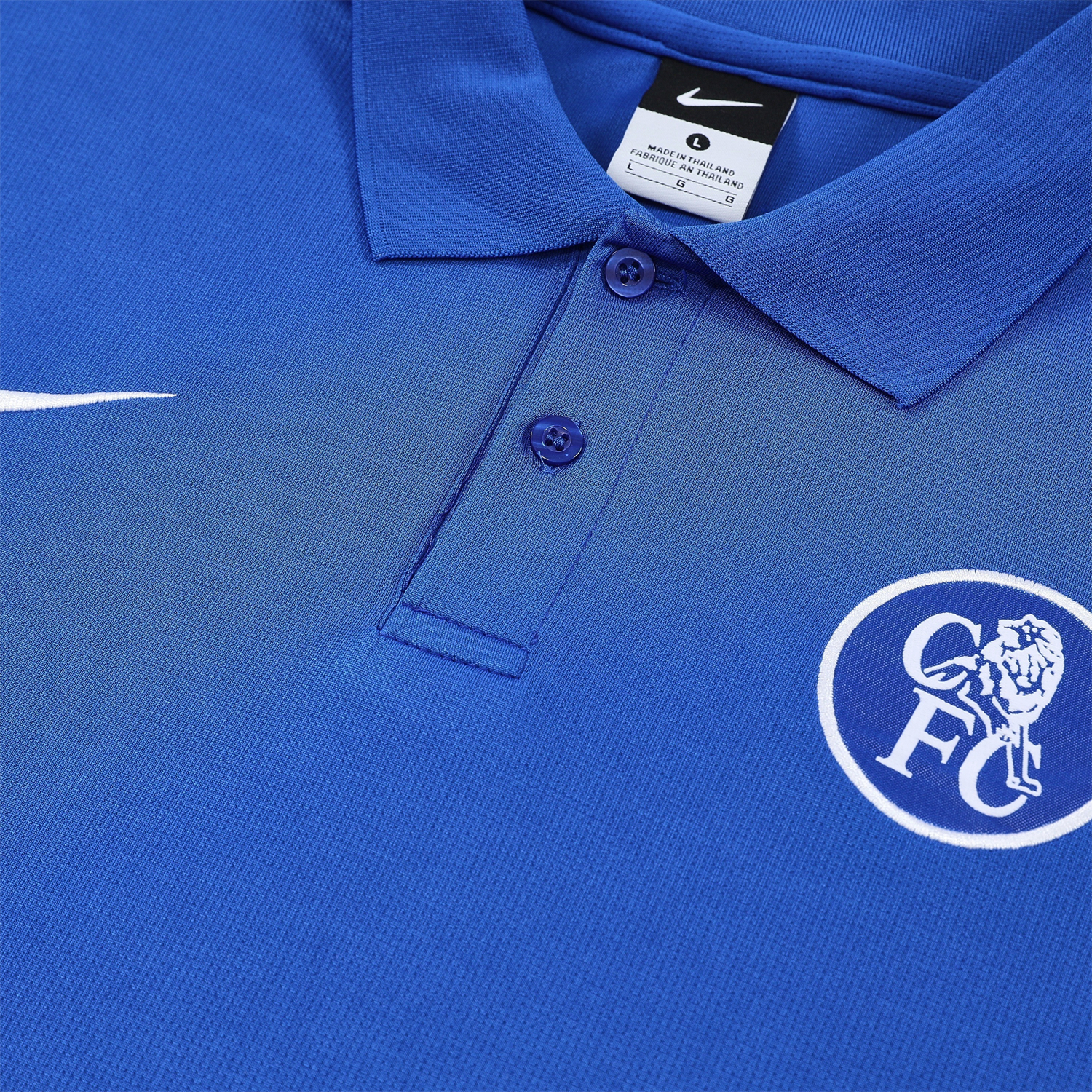 Unitedfootballkit.com | C.H.E.L.S.E.A 25-26 POLO Short-Sleeve Training Set - Blue Top and Black Pants -Customize Name, Number and Patch | Worldwide Shipping