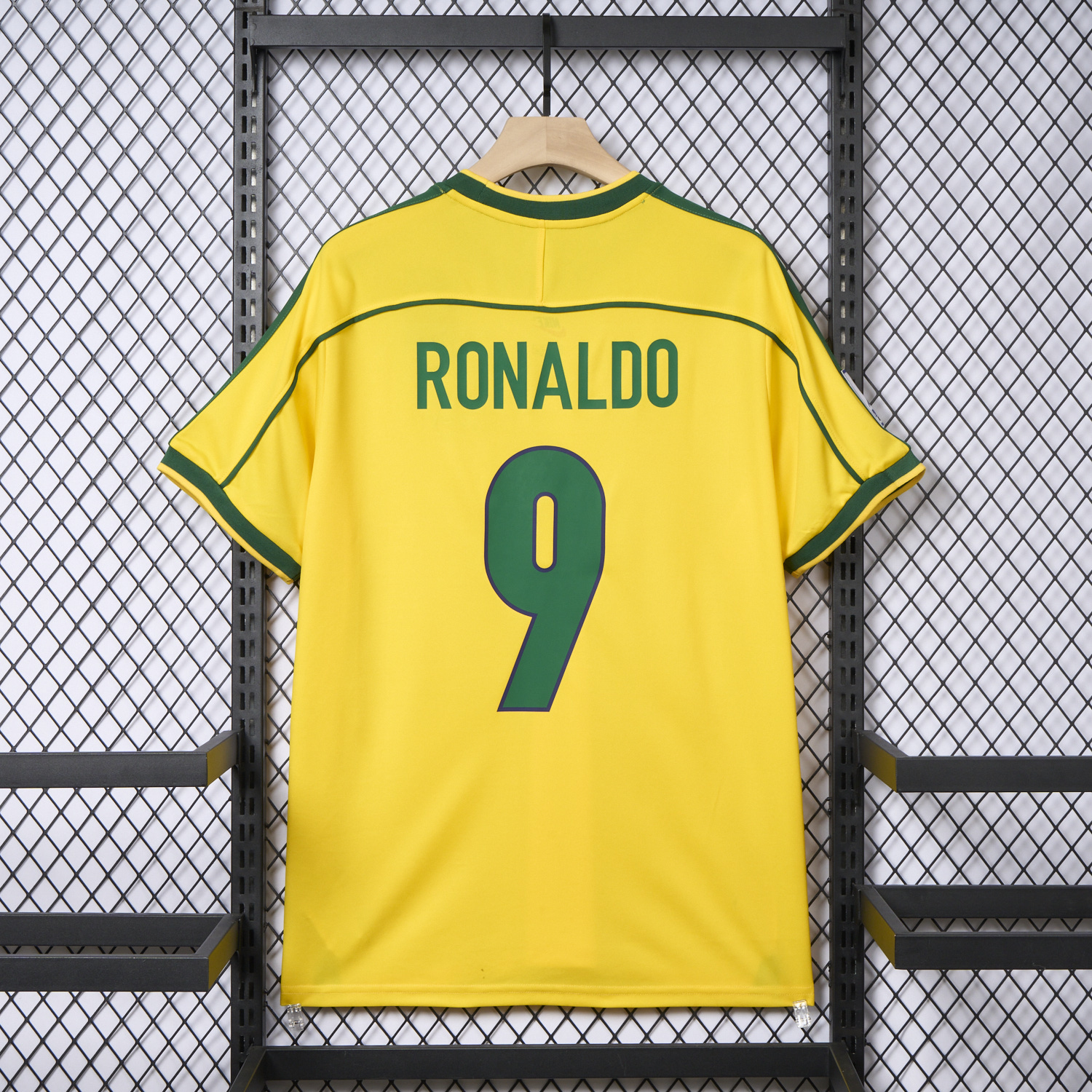 foot-Retro Brazil 1998 Home Jersey