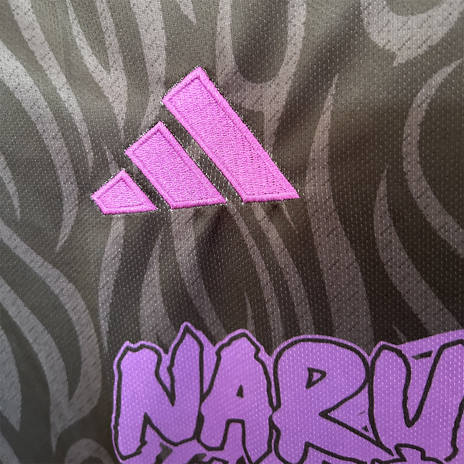 foot-Japan 25-26 Purple NARUTO 20th Anniversary Black Special Jersey - Fans Version
