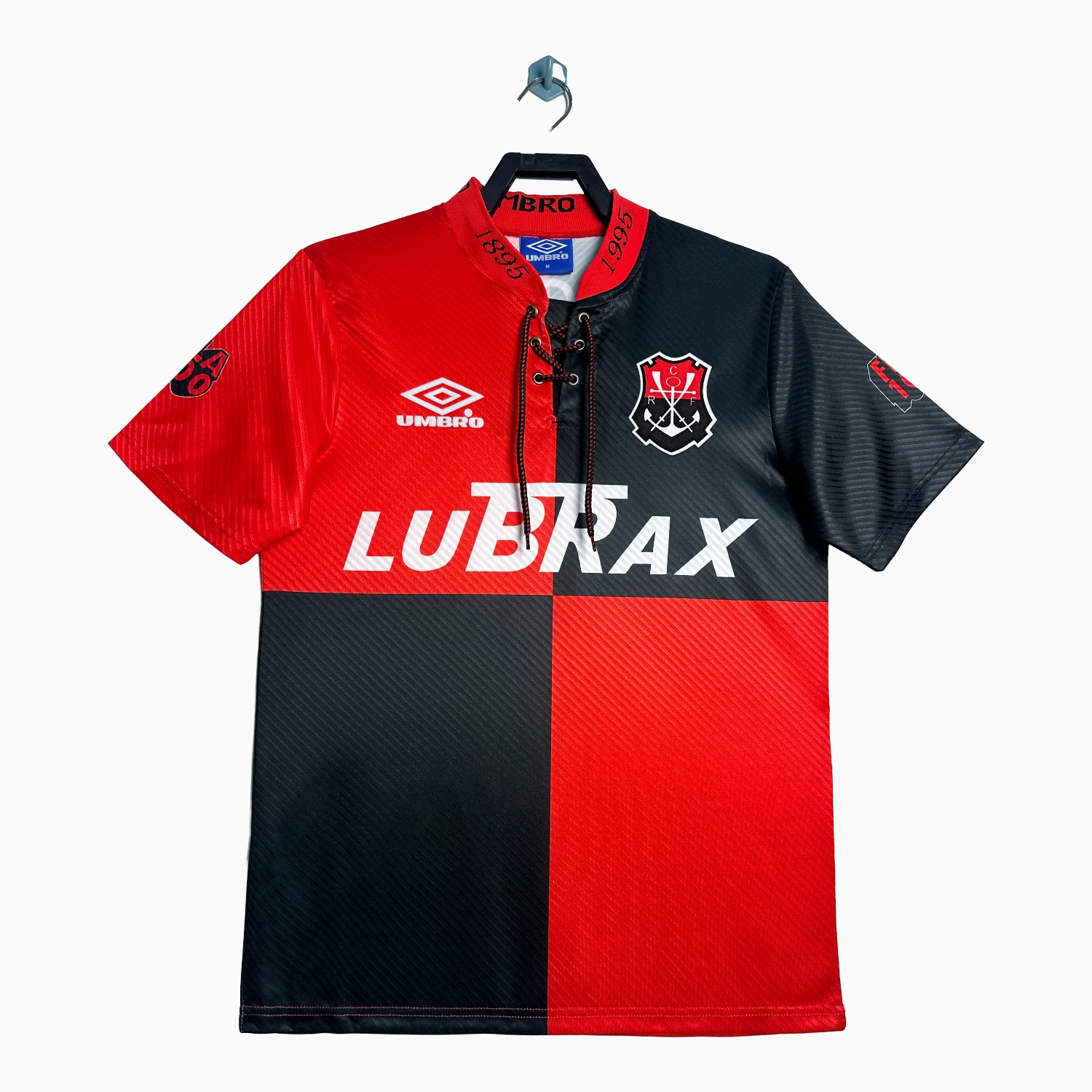 foot-Retro Flamengo 1995 Centenary Anniversary Jersey with Printed Number 100