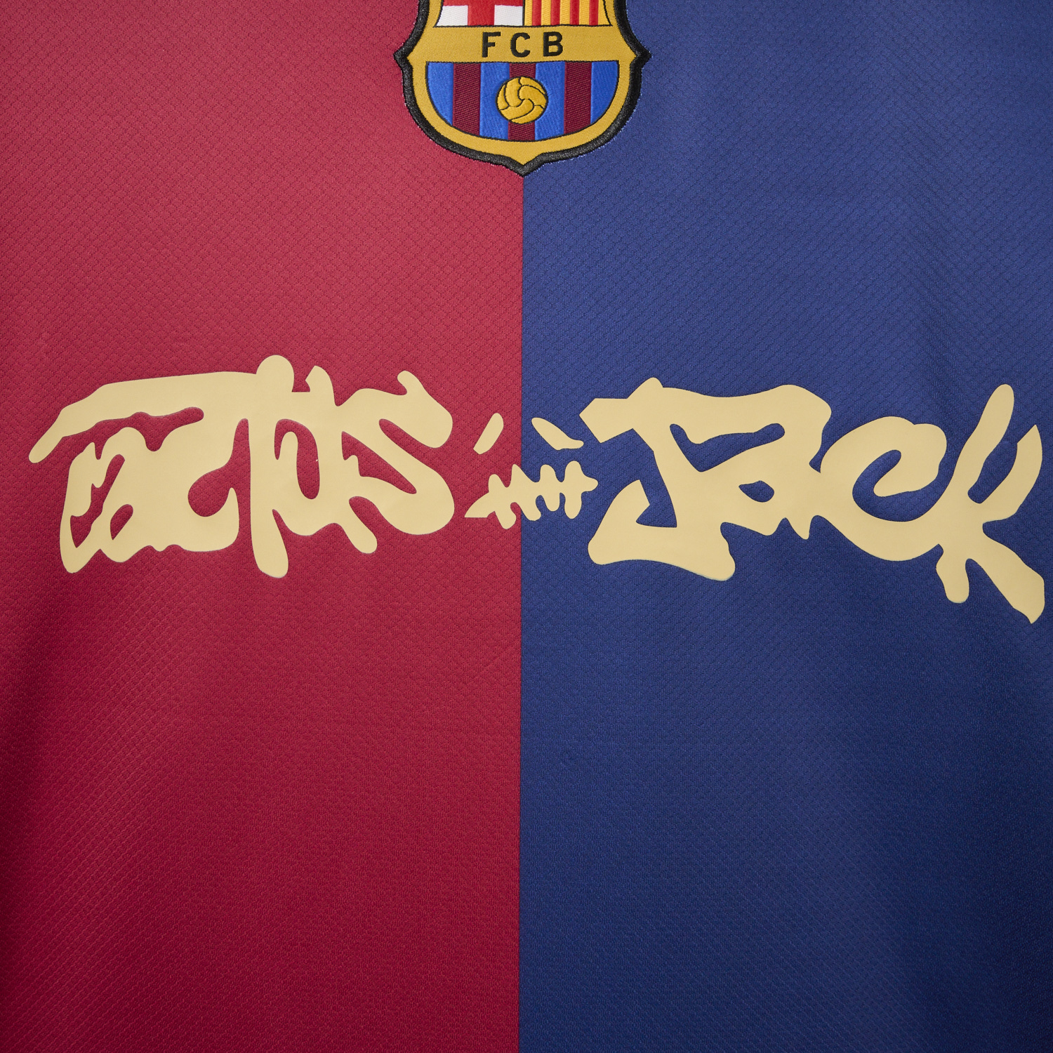 foot-Barcelona x Travis Scott 24-25 Home Jersey - Fans Version