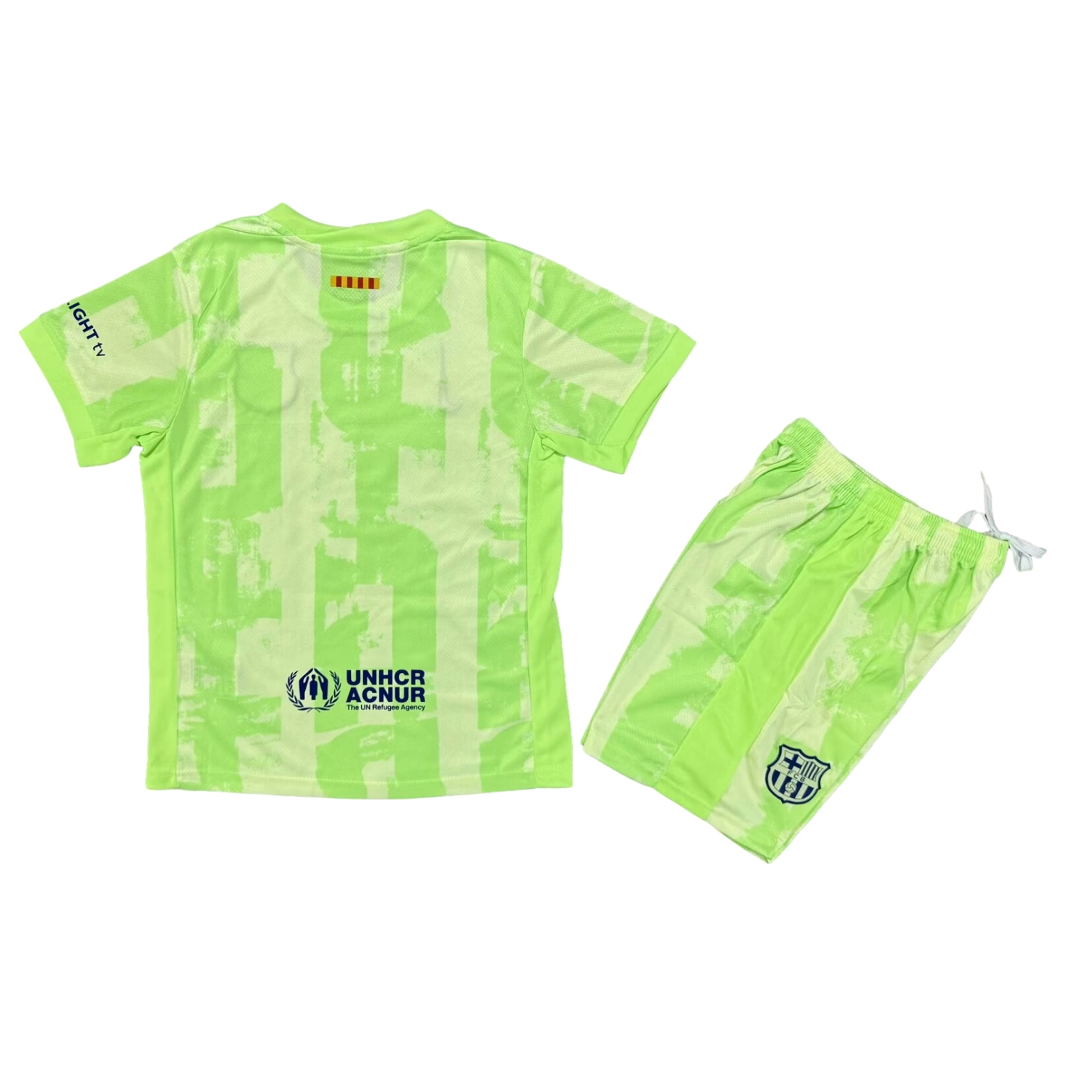 foot-Barcelona 24-25 Third Kids Kit with New Sponsor