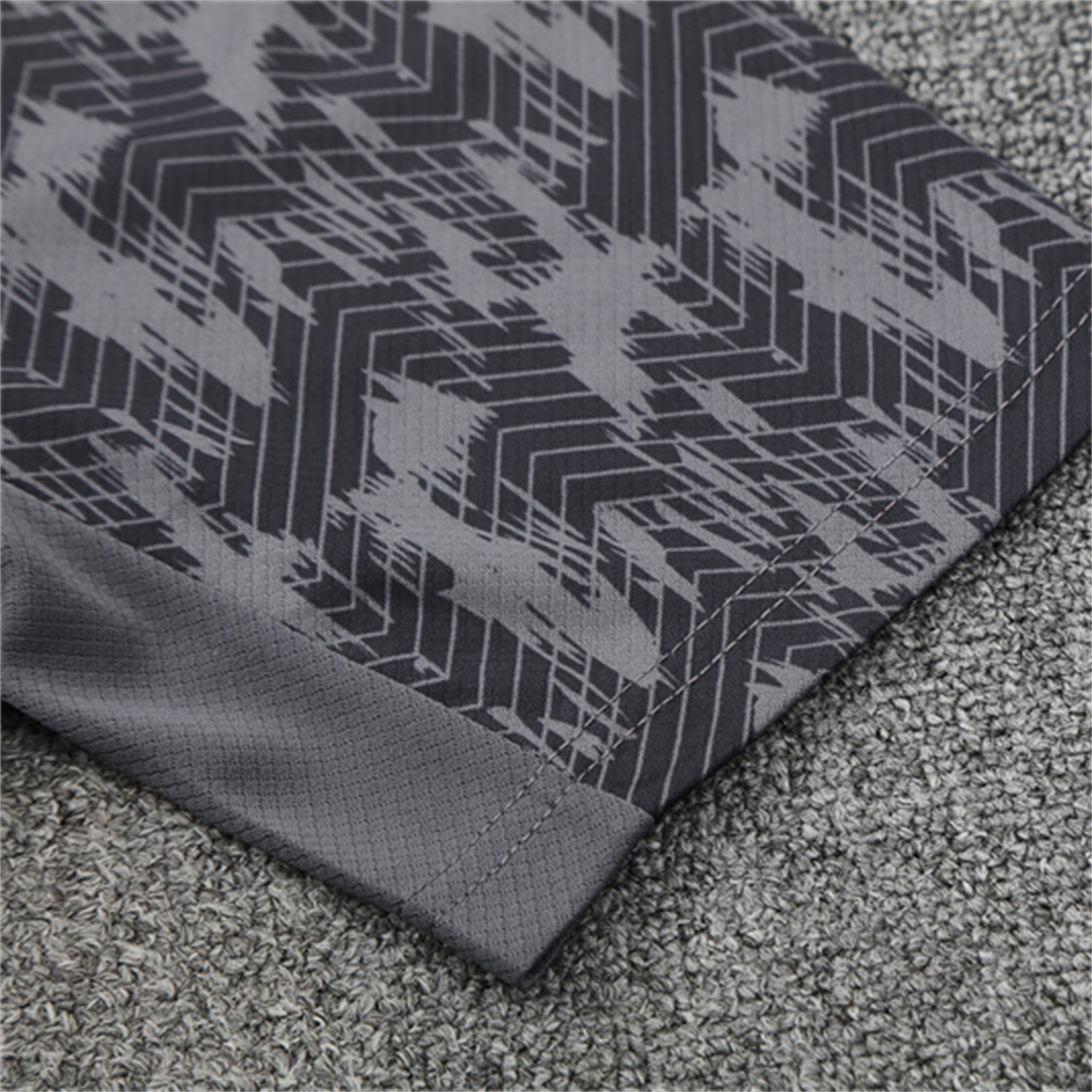 foot-Feyenoord 25-26 Short-Sleeve Training Set - Dark Gray Top & Dark Gray Shorts