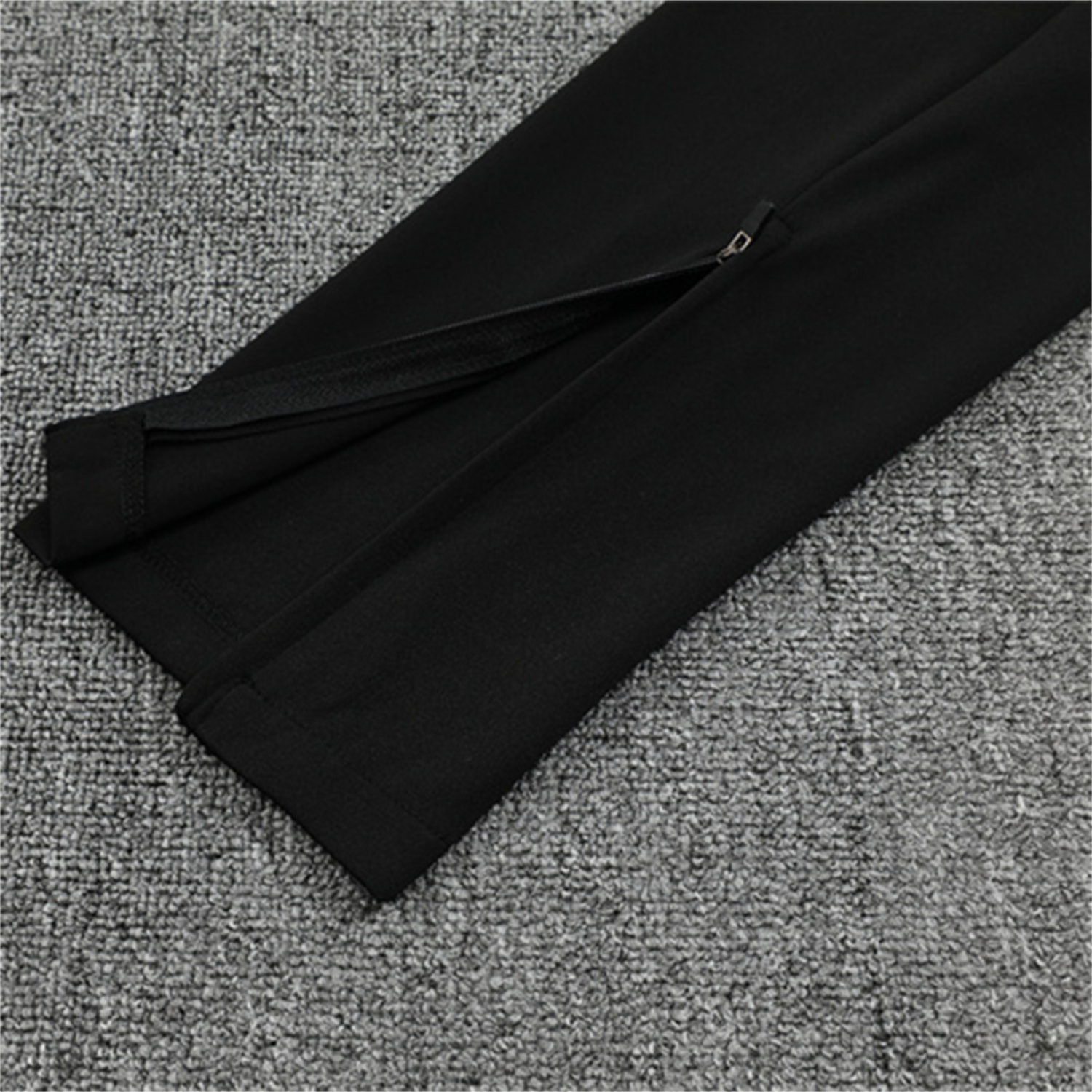 foot-Manchester City 25-26 Kids Long Sleeve Training Set - Black Top & Black Pants