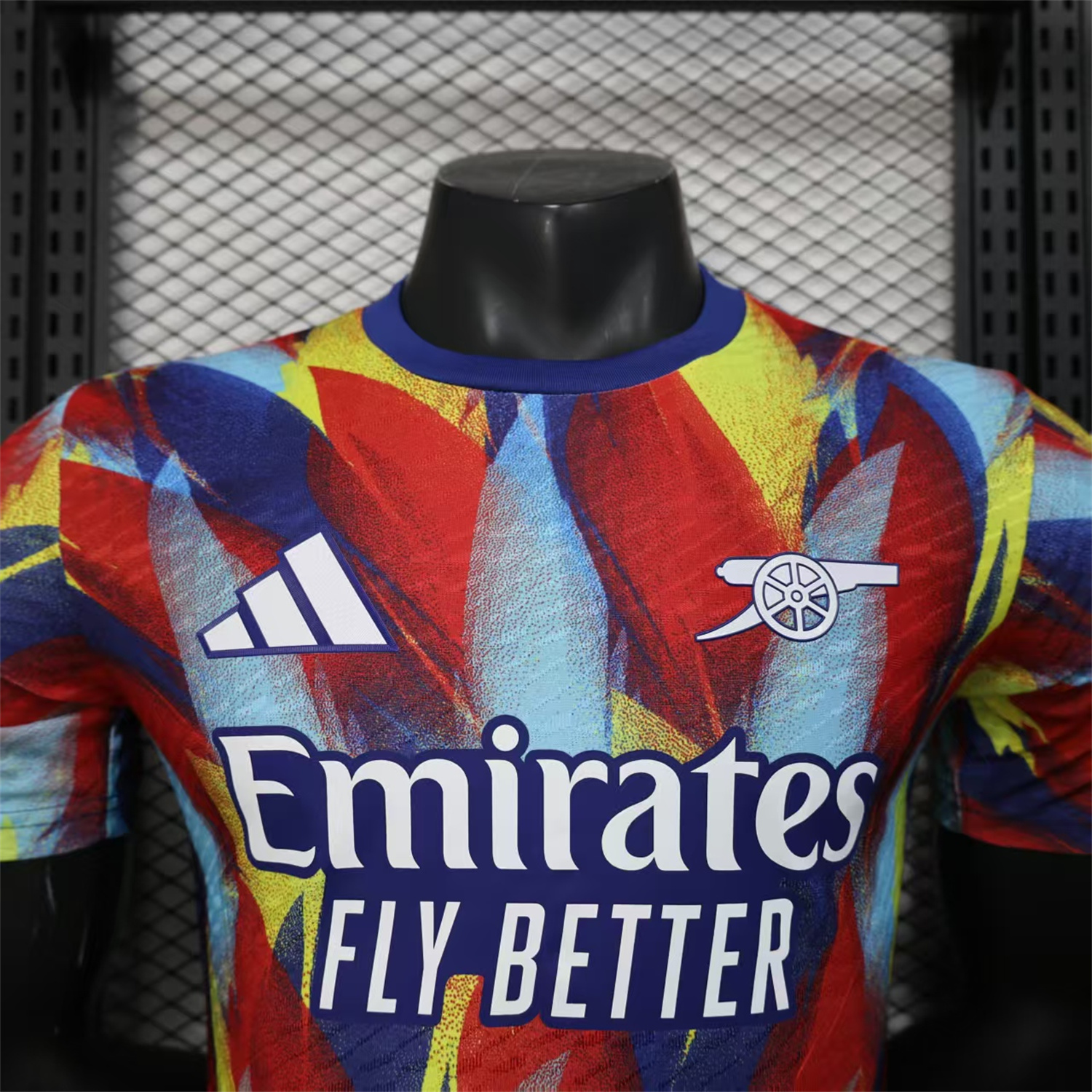 foot-Arsenal 25-26 Colorful Flame Graffiti Pre-match Training Jersey - Player Version