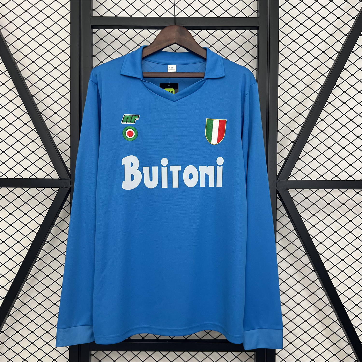 foot-Retro Napoli 1987-88 Home Long Sleeves Jersey