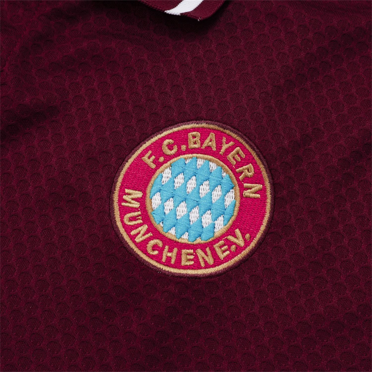 foot-Bayern Munich 25-26 POLO Short-Sleeve Training Set - Deep Red Top and Pants