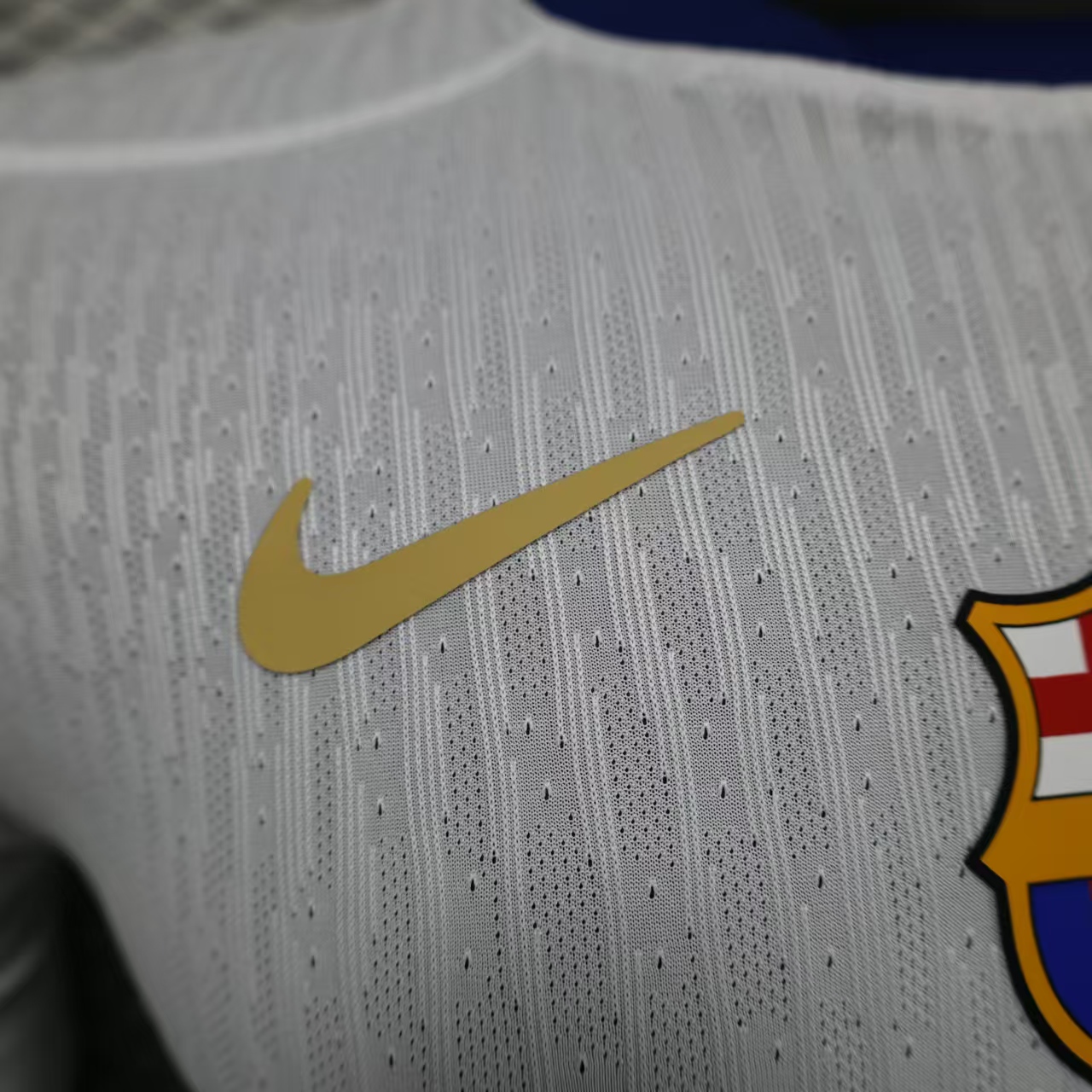 ManixJersey.com | Barcelona 24-25 White Special Edition Jersey - Player Version -Customize Name, Number and Patch | Worldwide Shipping