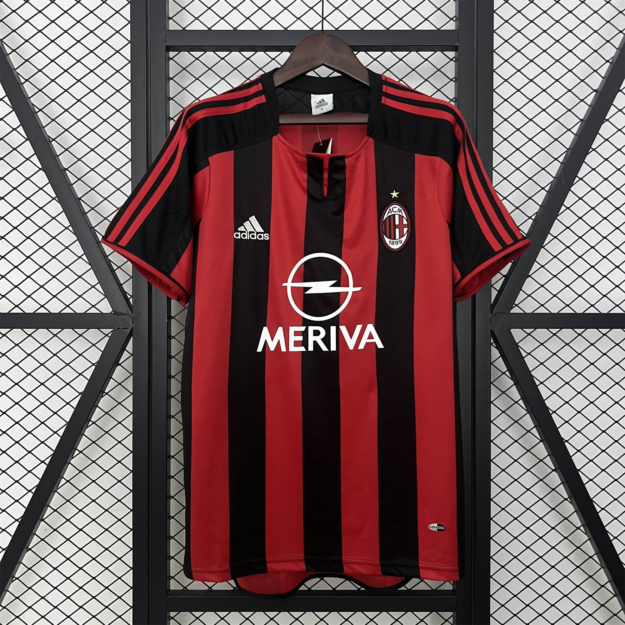 SIUjerseys-Retro AC Milan 2003-04 Home Jersey