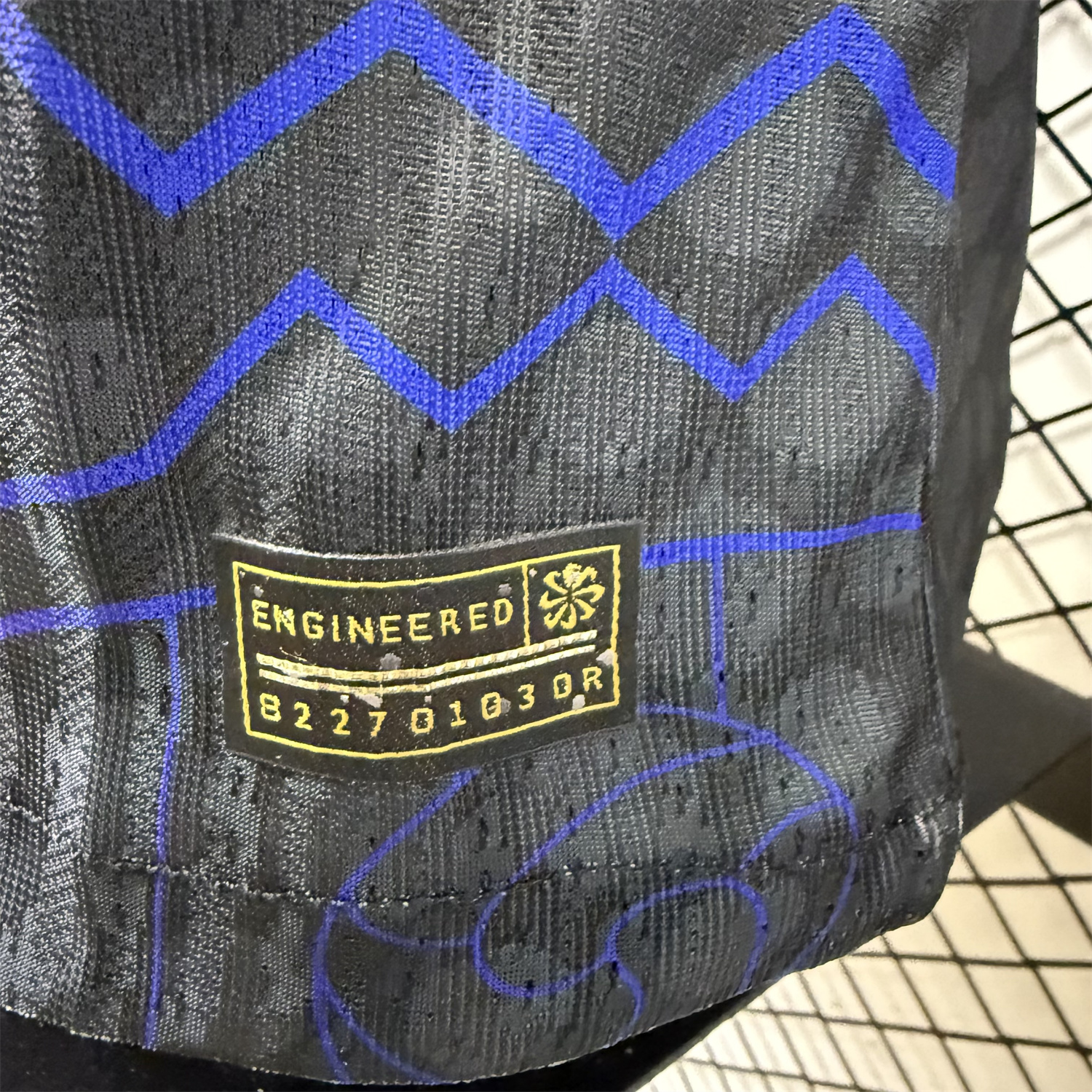 foot-Barcelona 25-26 Fluorescent Team Logo Lines Black Jersey - Player Version