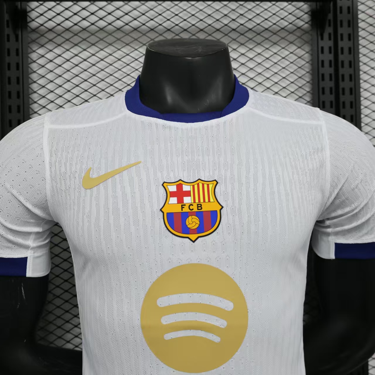 ManixJersey.com | Barcelona 24-25 White Special Edition Jersey - Player Version -Customize Name, Number and Patch | Worldwide Shipping