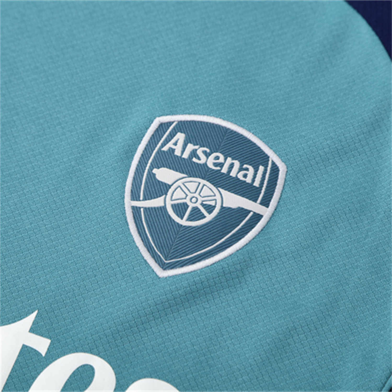foot-Arsenal 25-26 Short-Sleeve Training Set - Green Top and Deep Blue Shorts