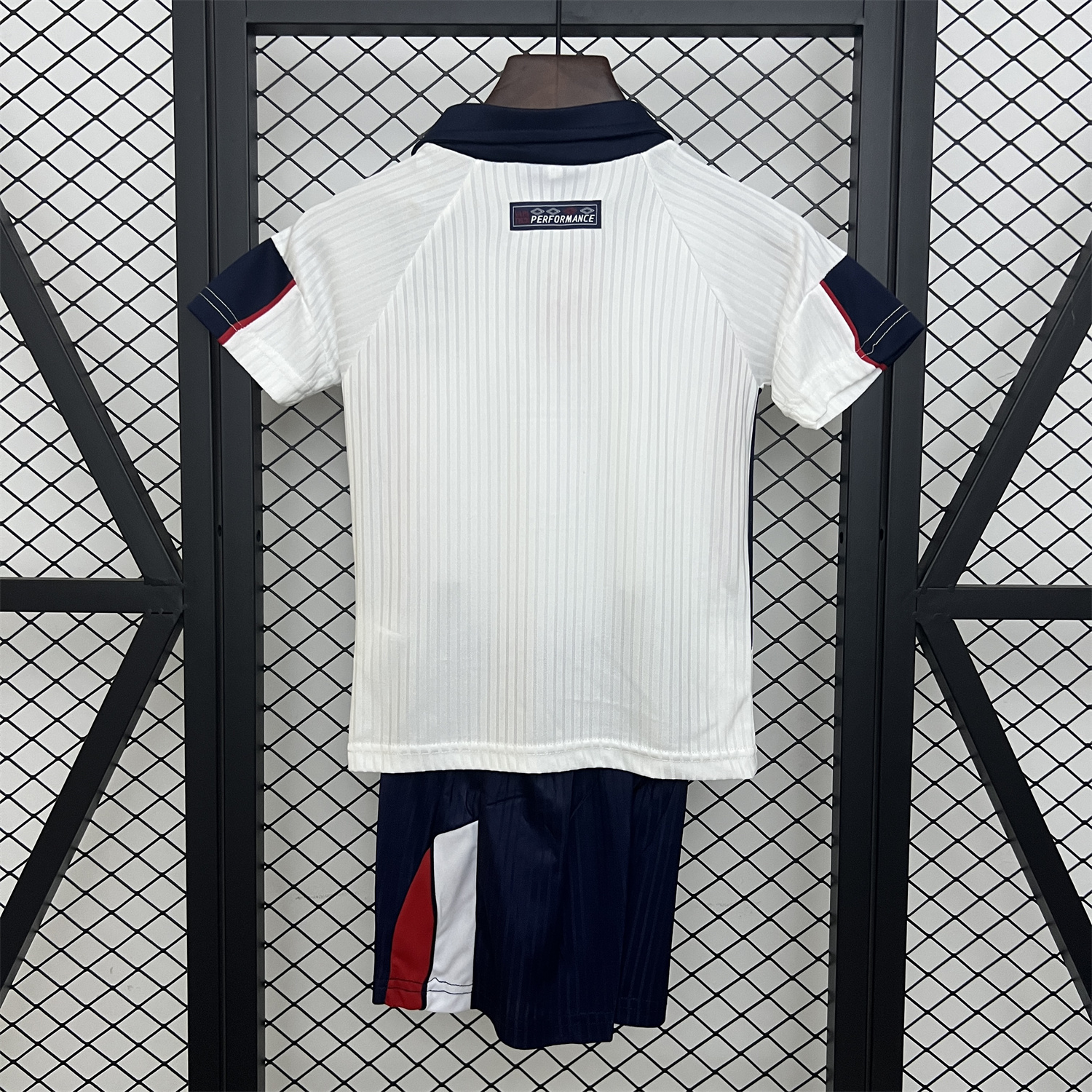 foot-Retro England 1998 Home Kids Kit