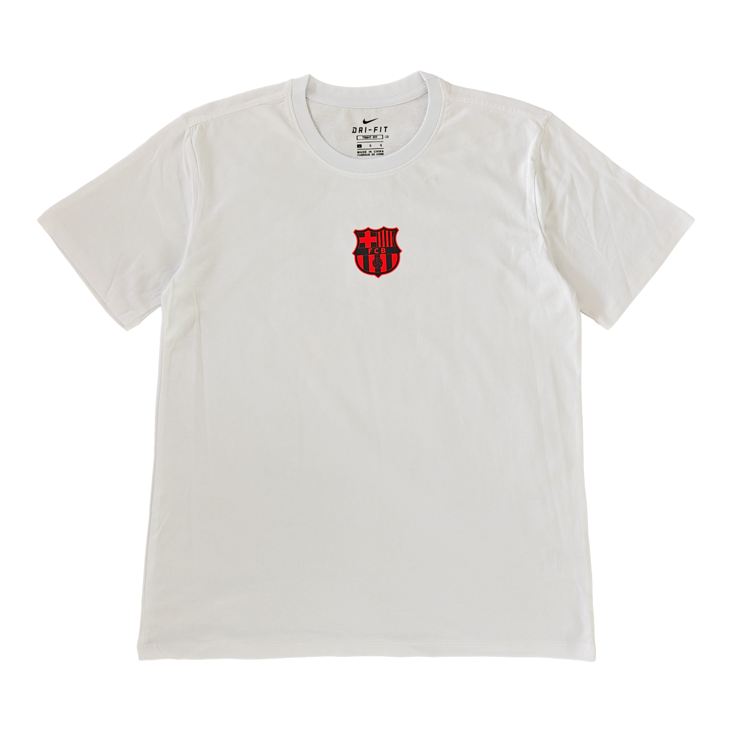 foot-Barcelona Més Que Un Club Skateboard Aesthetics T-shirt【White】