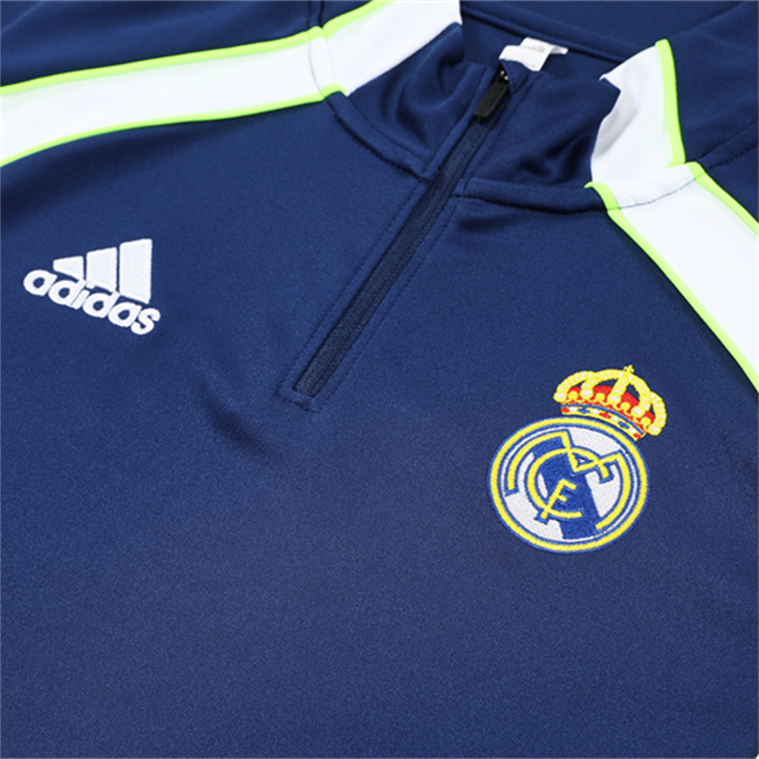foot-Real Madrid 25-26 Long Sleeve Training Set - Throwback Royal Blue Top and Pants
