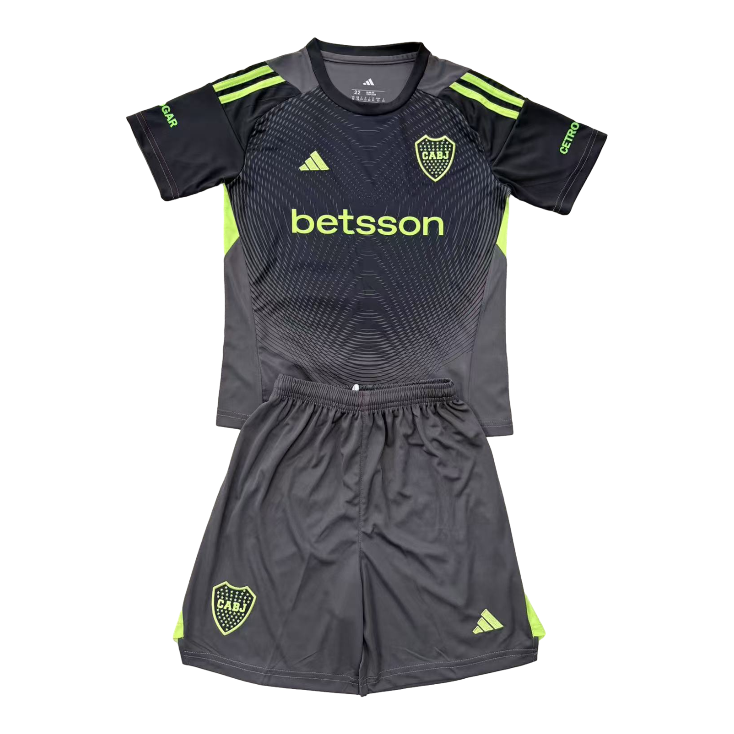 foot-Boca Juniors 25-26 Black Goalkeeper Men's Adult Jersey Set - Fans Version