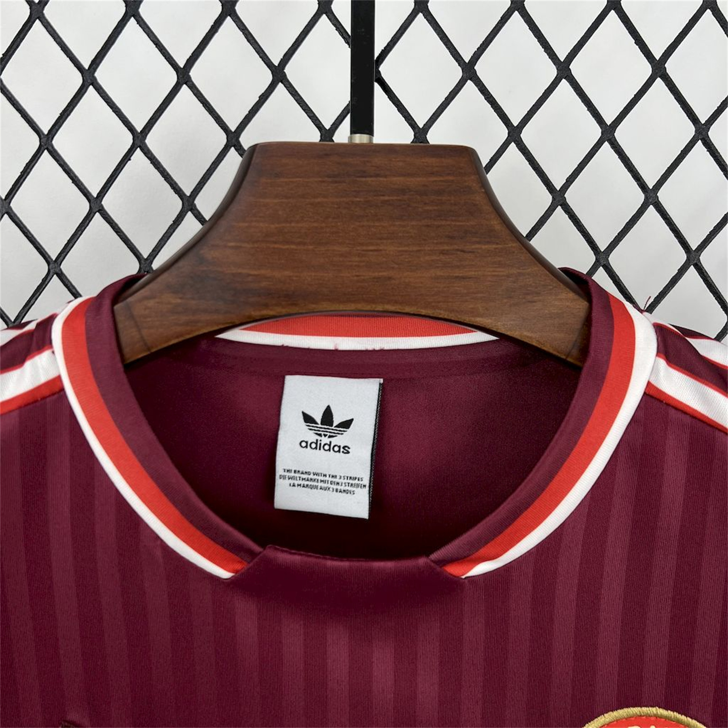 foot-Bayern Munich 24-25 Red Terrace Icon Retro Style Kids Kit